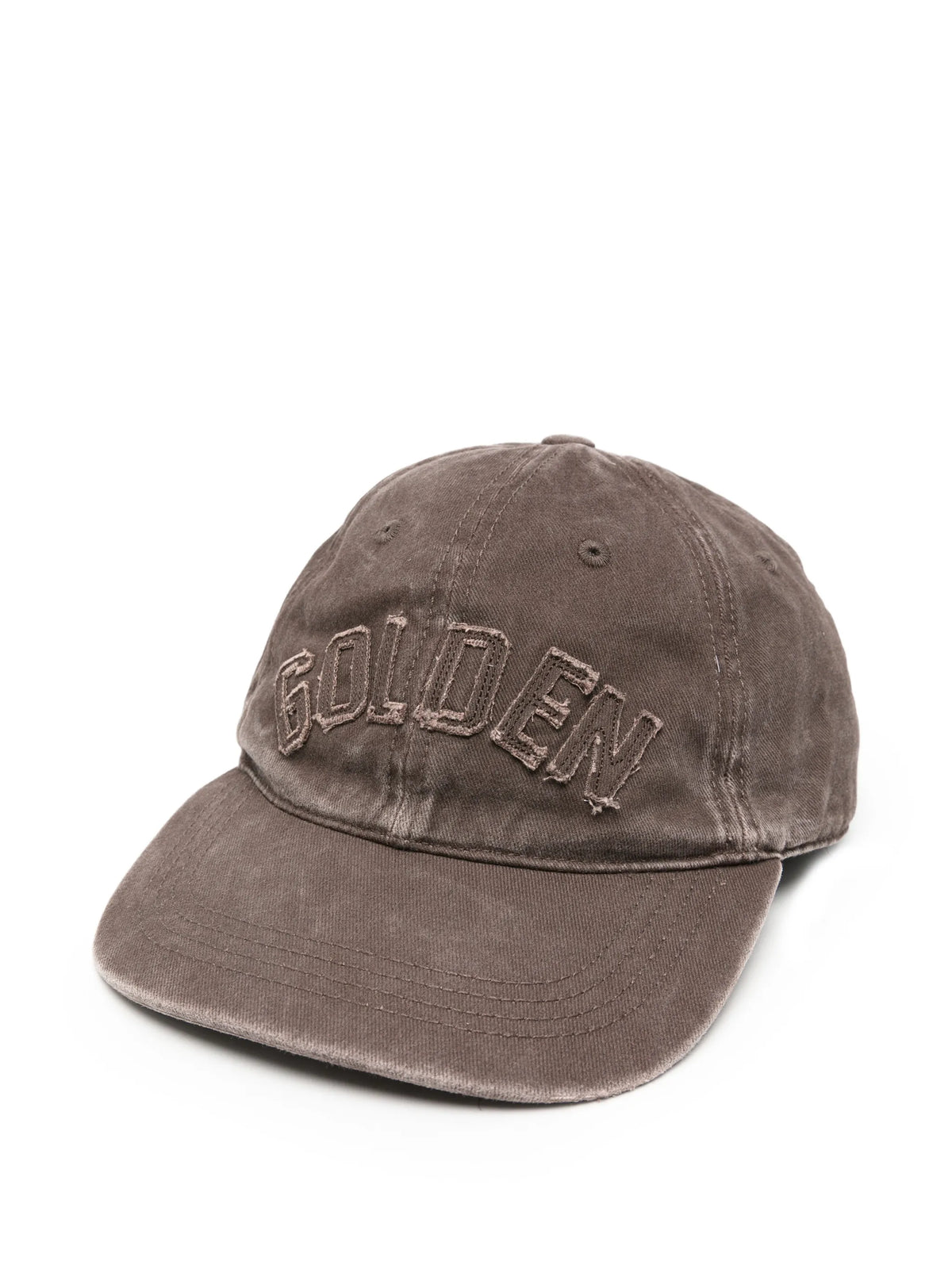 distressed-effect baseball cap