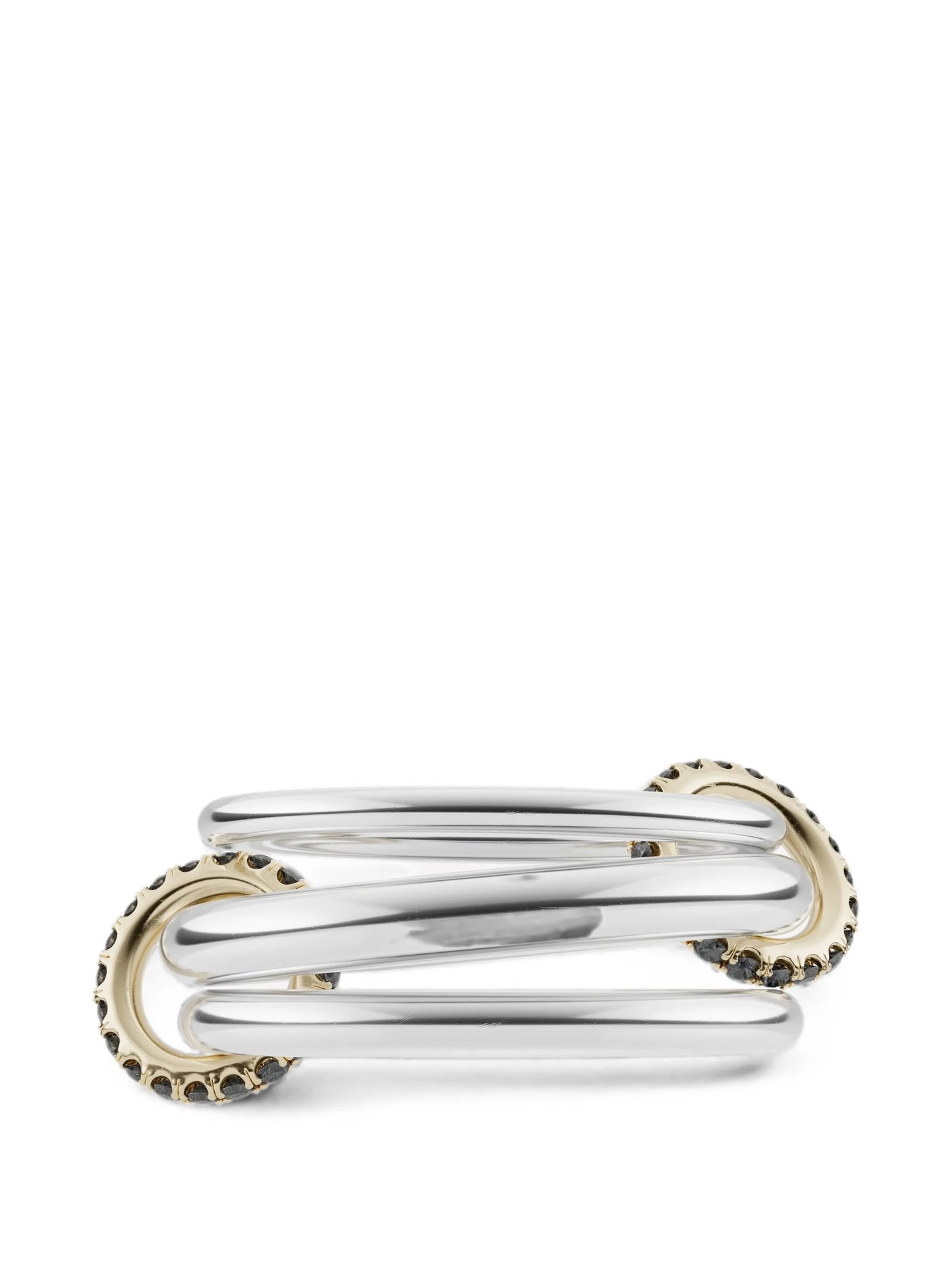 Capricorn black-diamond ring
