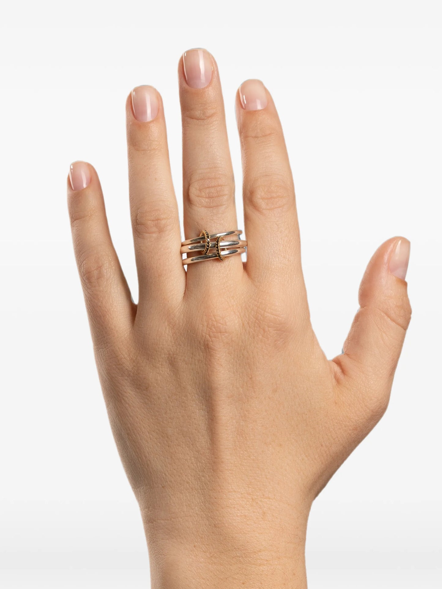 Capricorn black-diamond ring