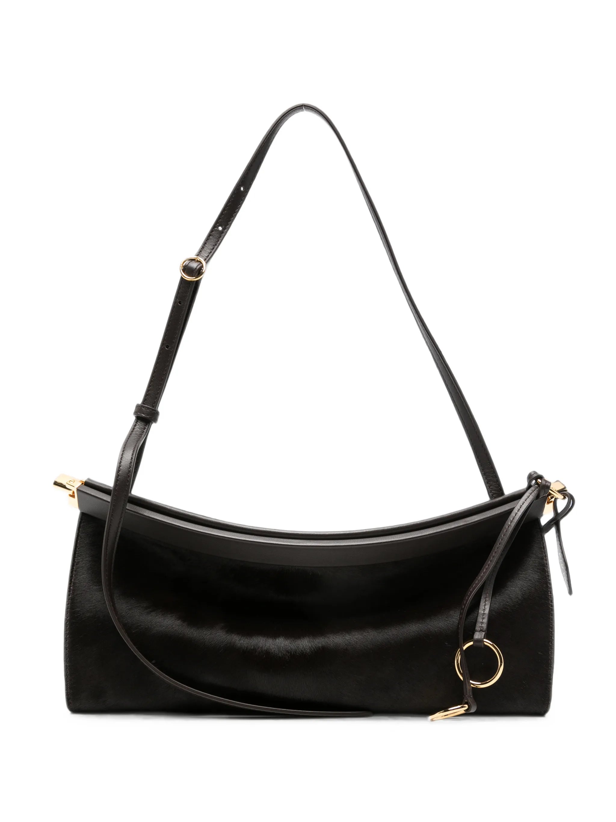 Medium Le Click East West haircalf shoulder bag