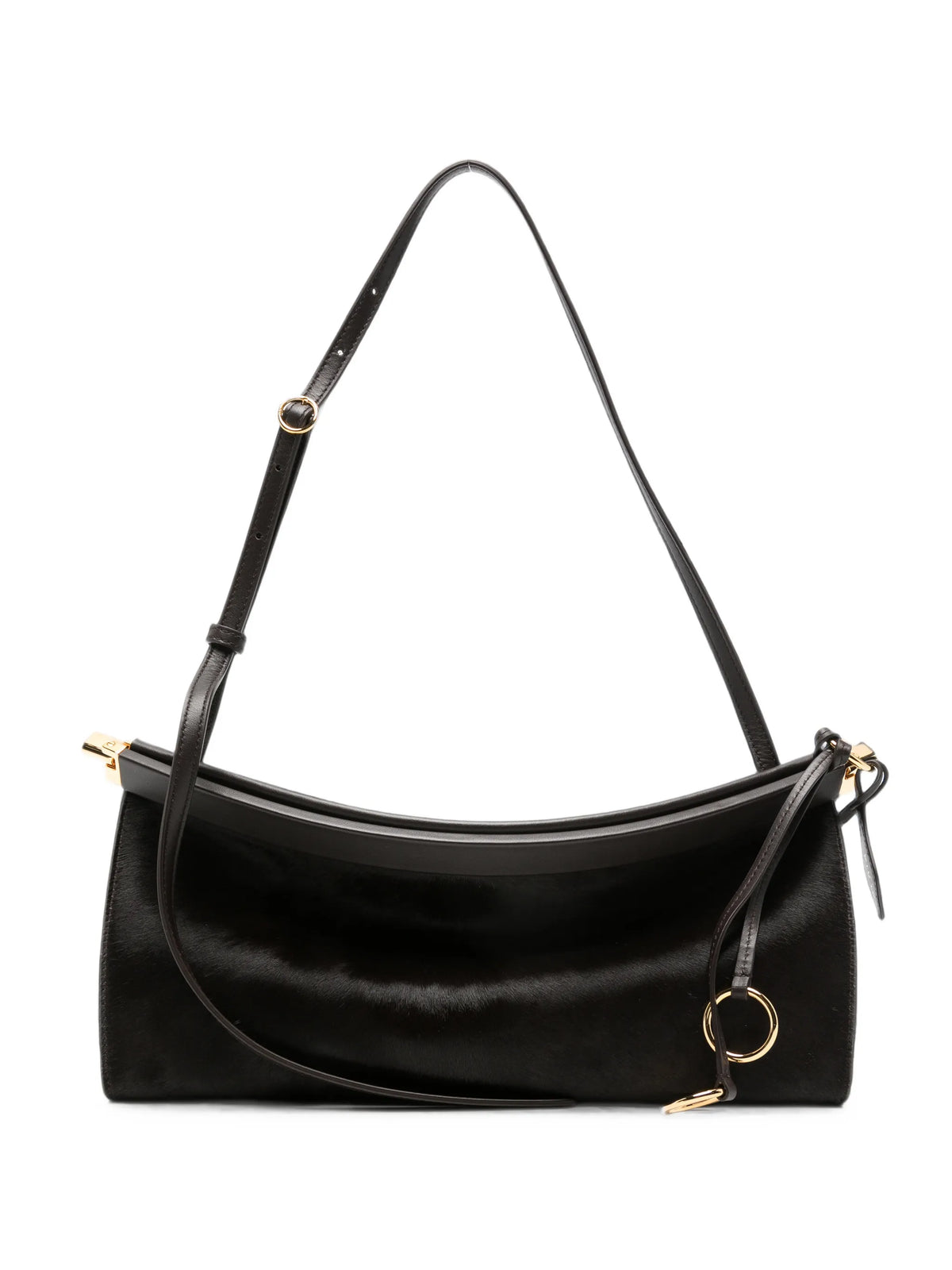 Medium Le Click East West haircalf shoulder bag