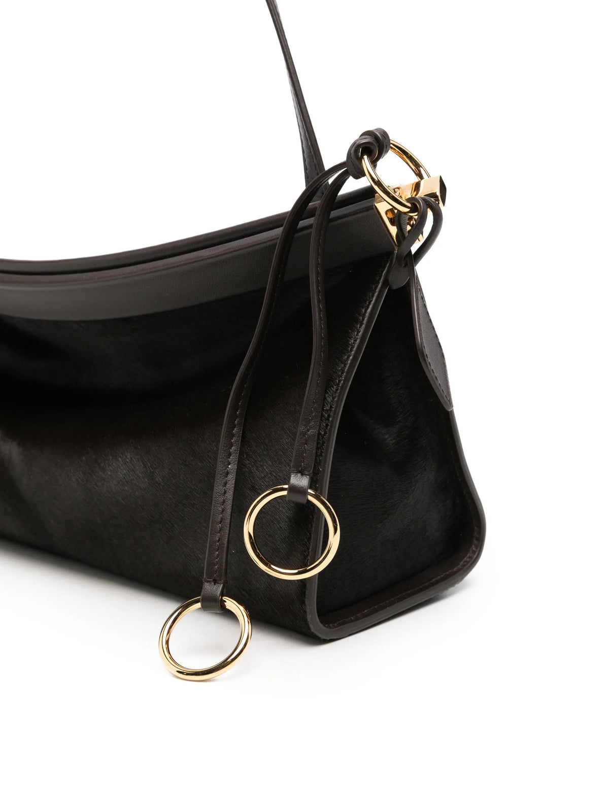 Medium Le Click East West haircalf shoulder bag