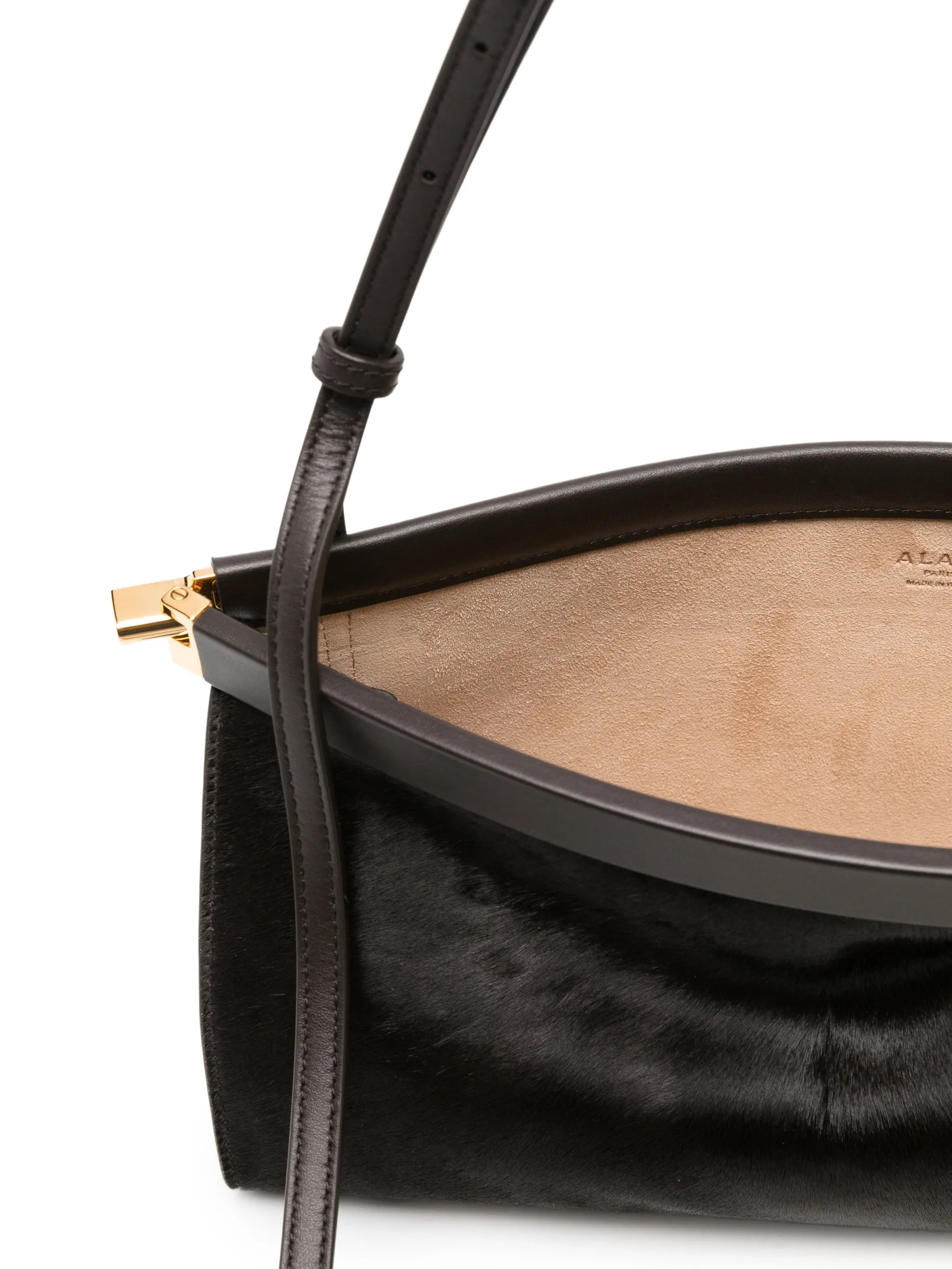 Medium Le Click East West haircalf shoulder bag