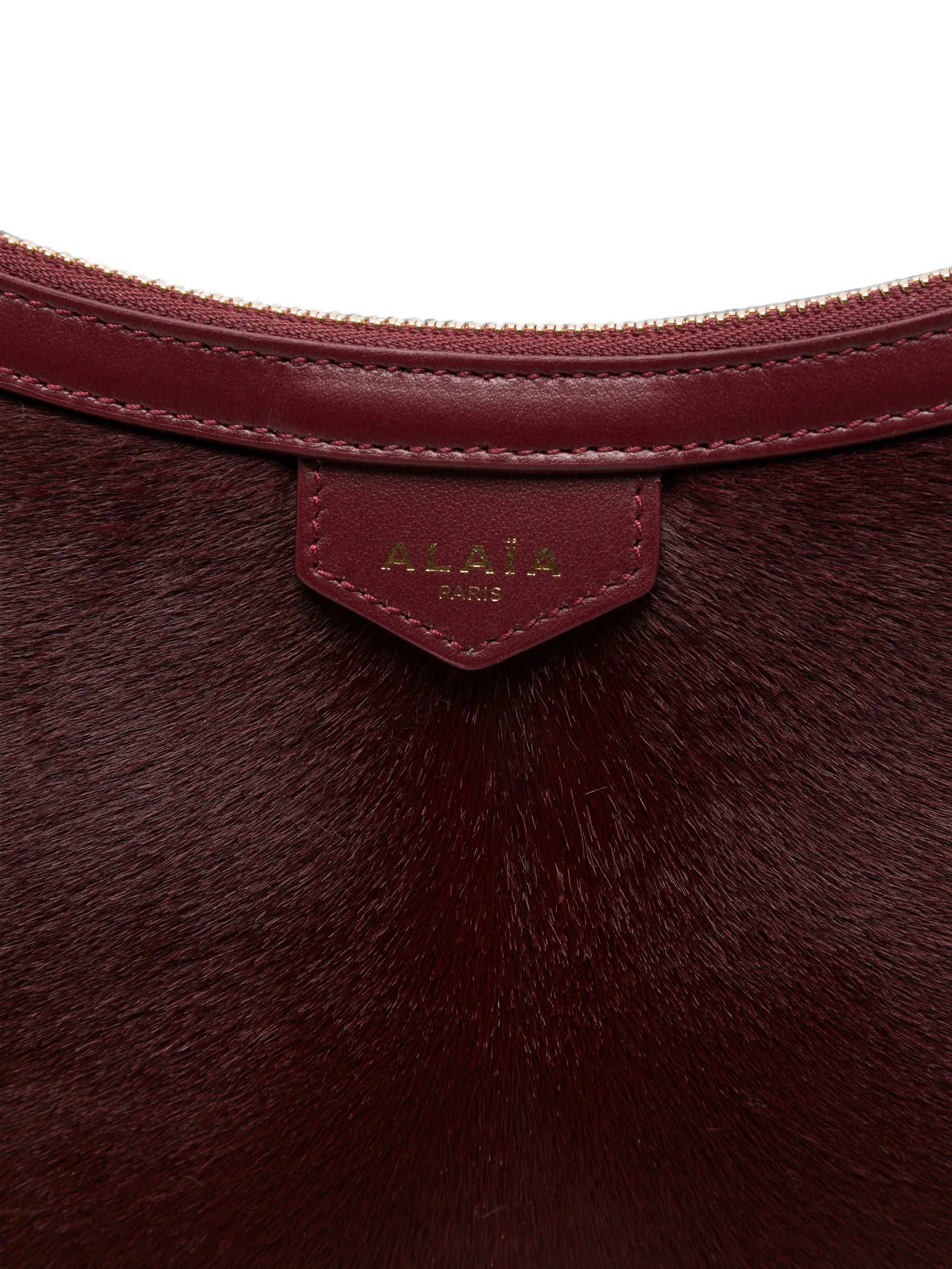 Demi Lune haircalf shoulder bag
