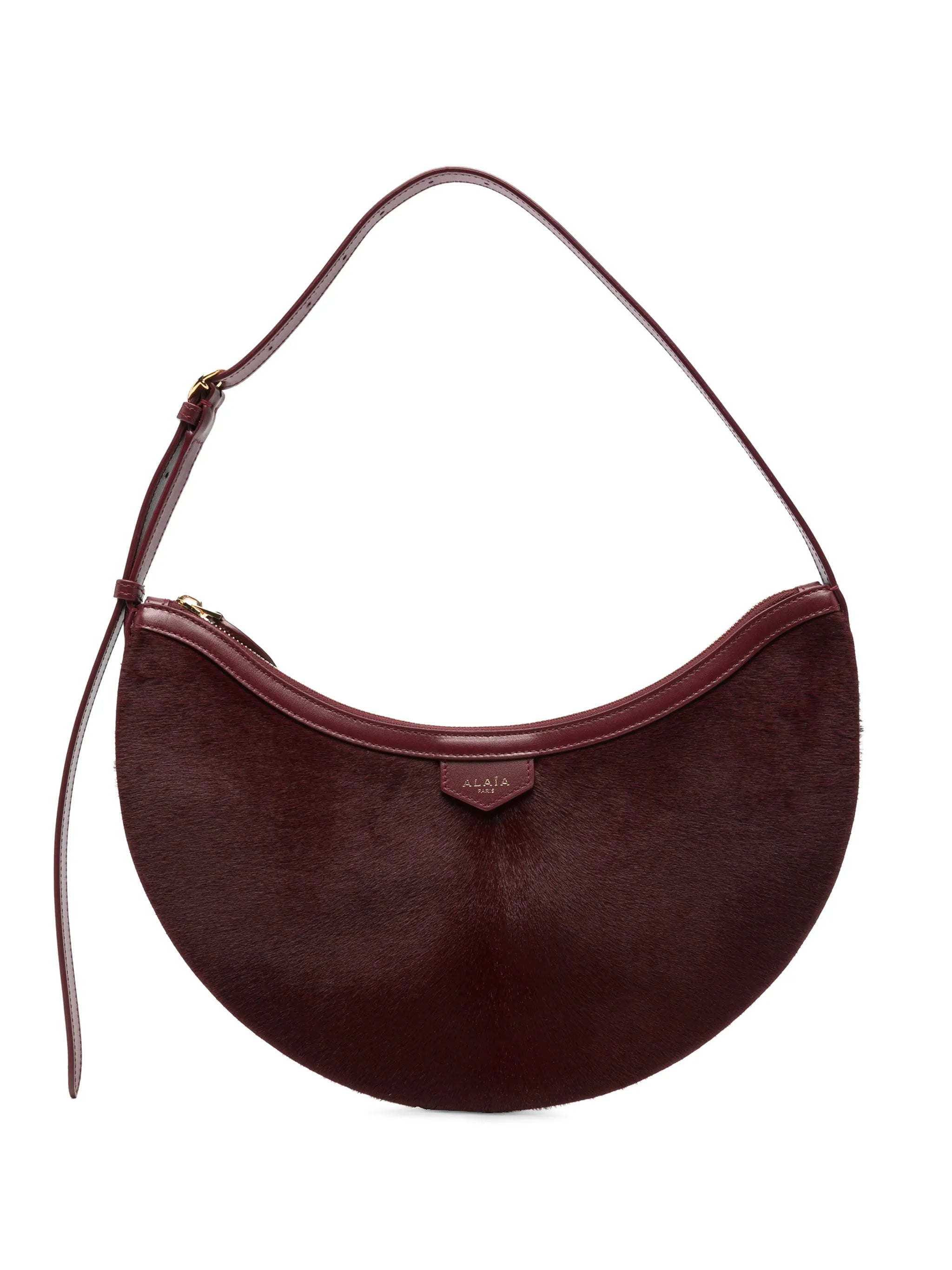 Demi Lune haircalf shoulder bag
