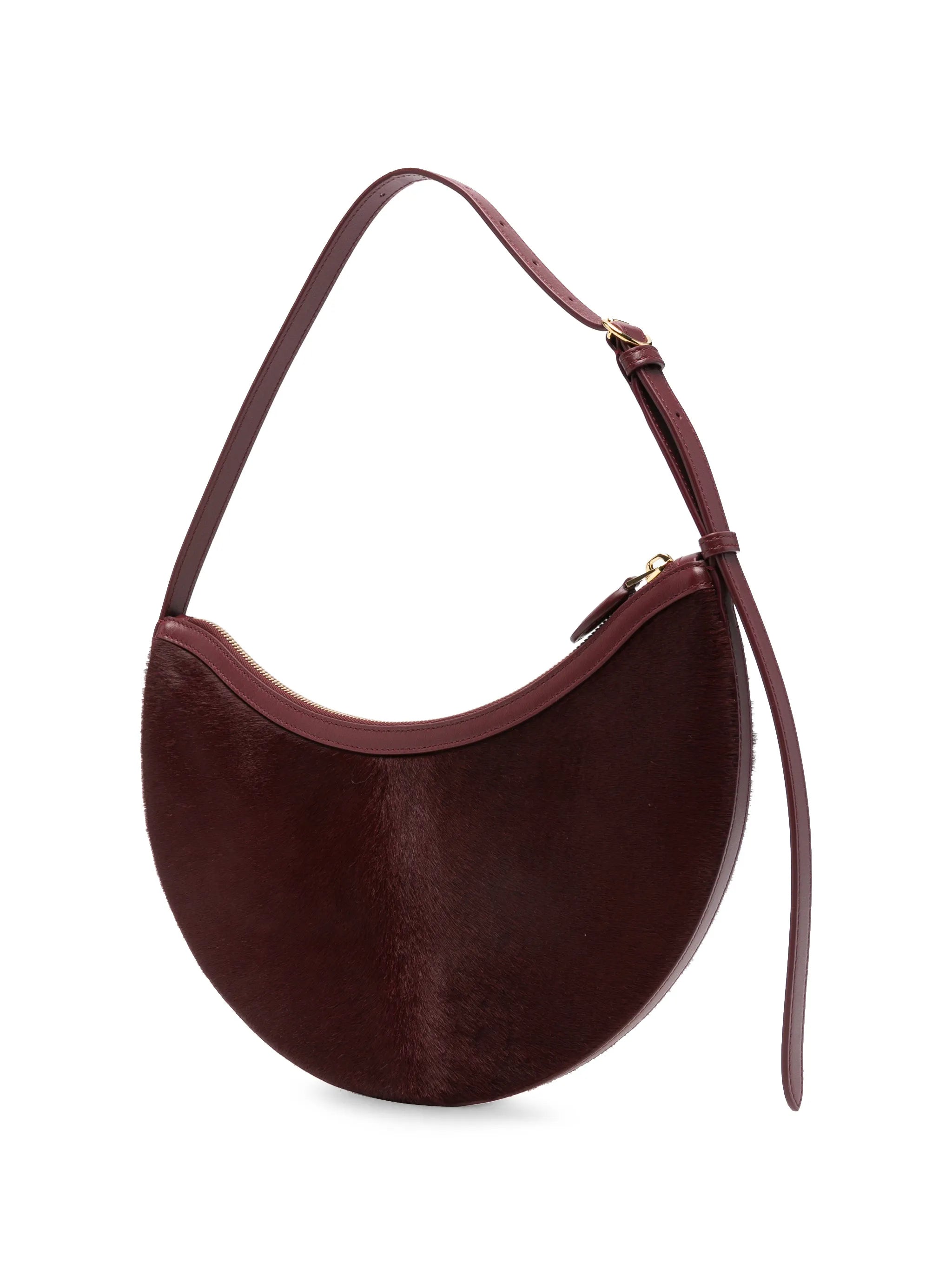 Demi Lune haircalf shoulder bag