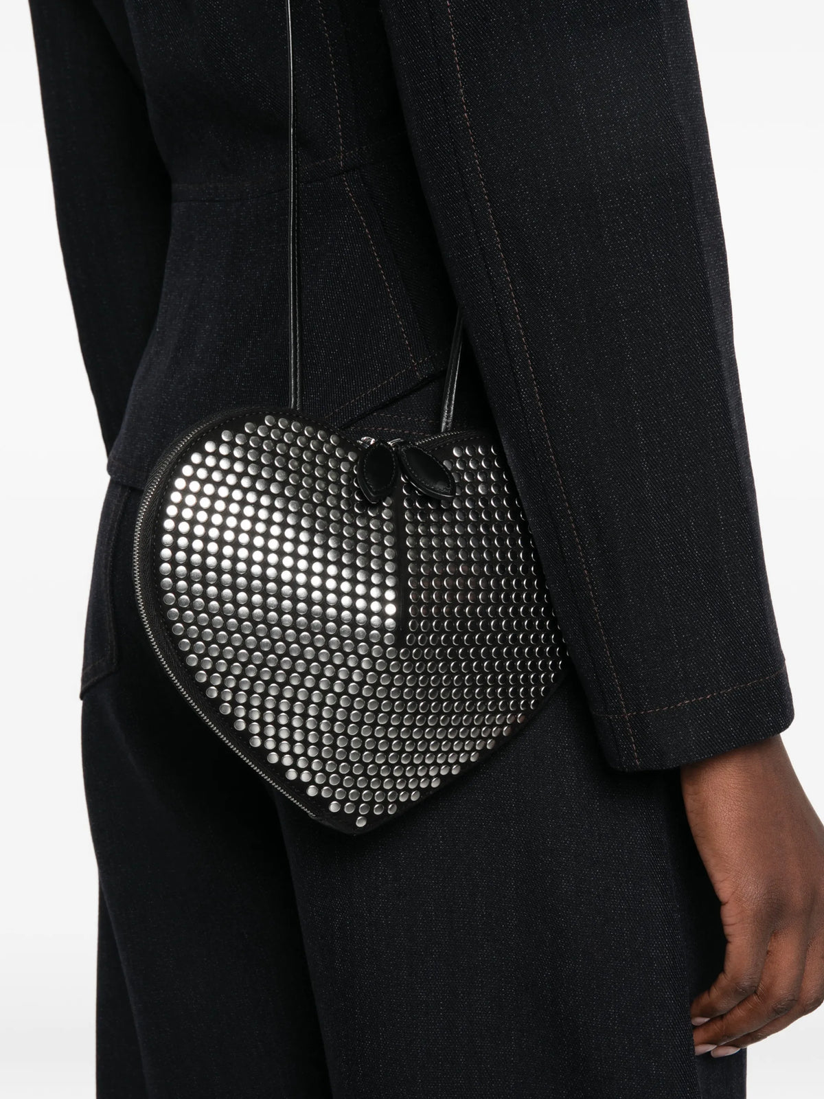 Le Cœur bag in suede with studs