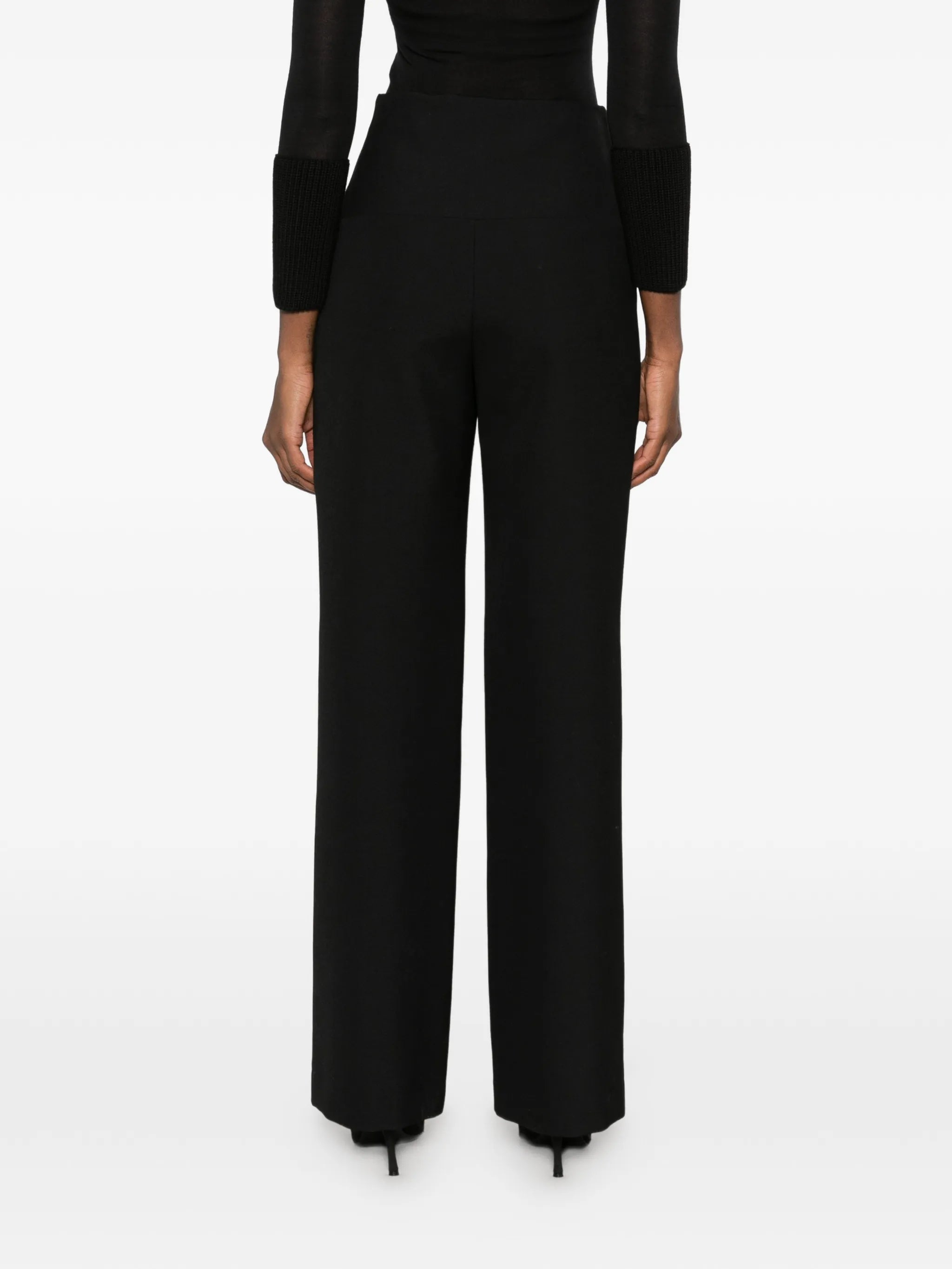 tailored wool trousers