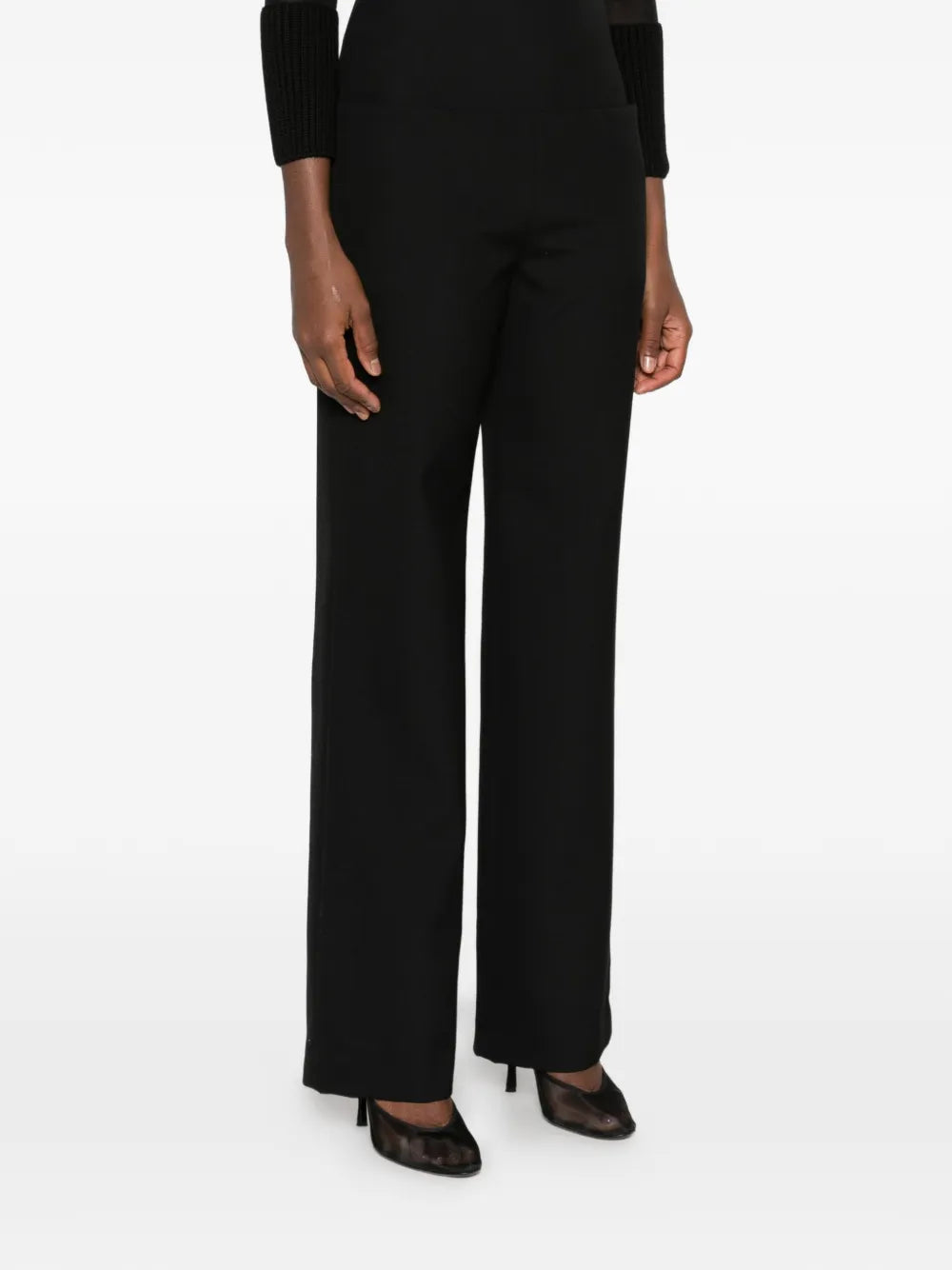 tailored wool trousers