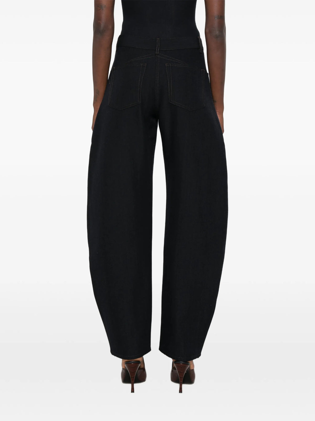 round-leg jeans
