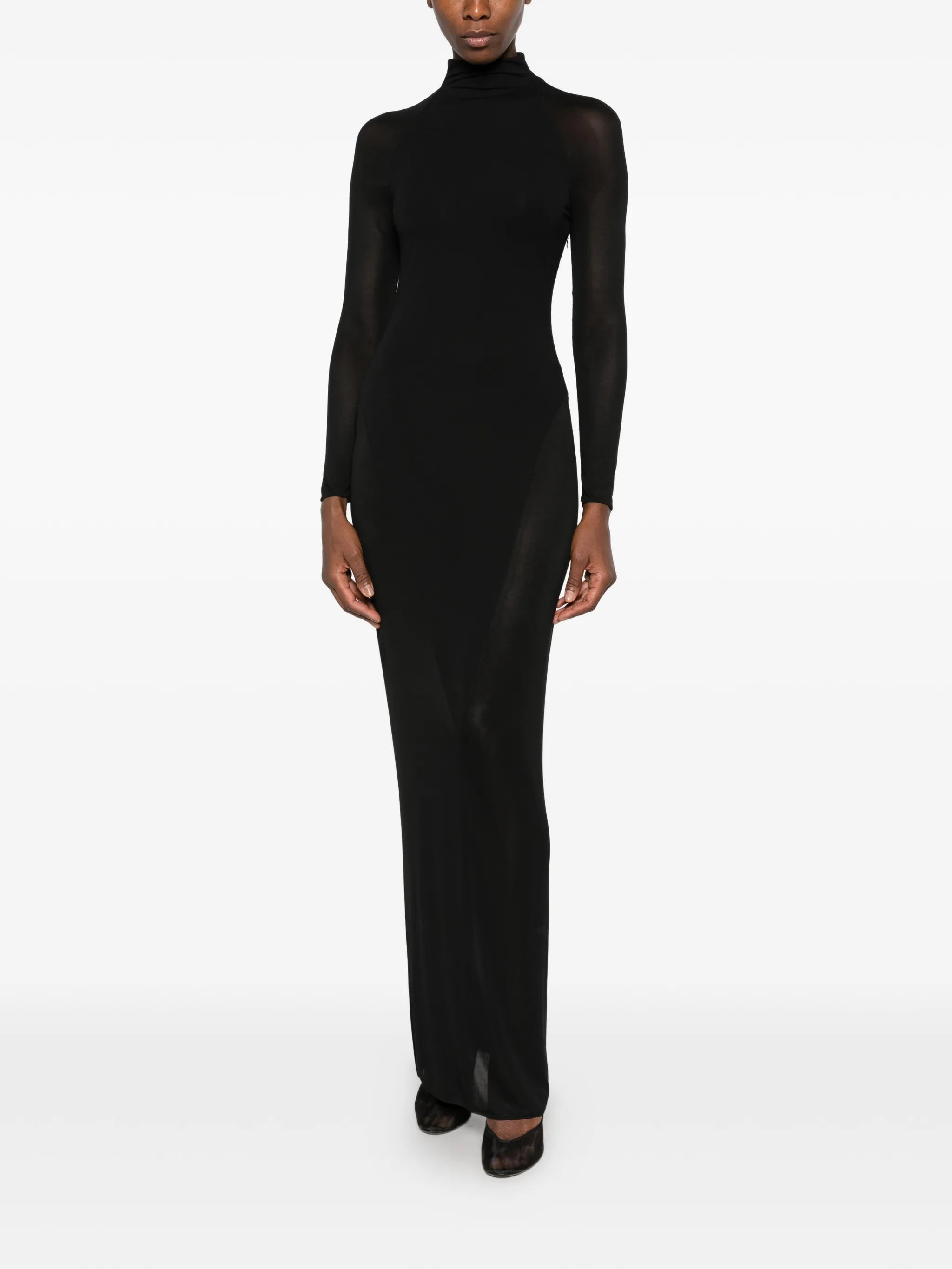 bodycon opaque jersey dress