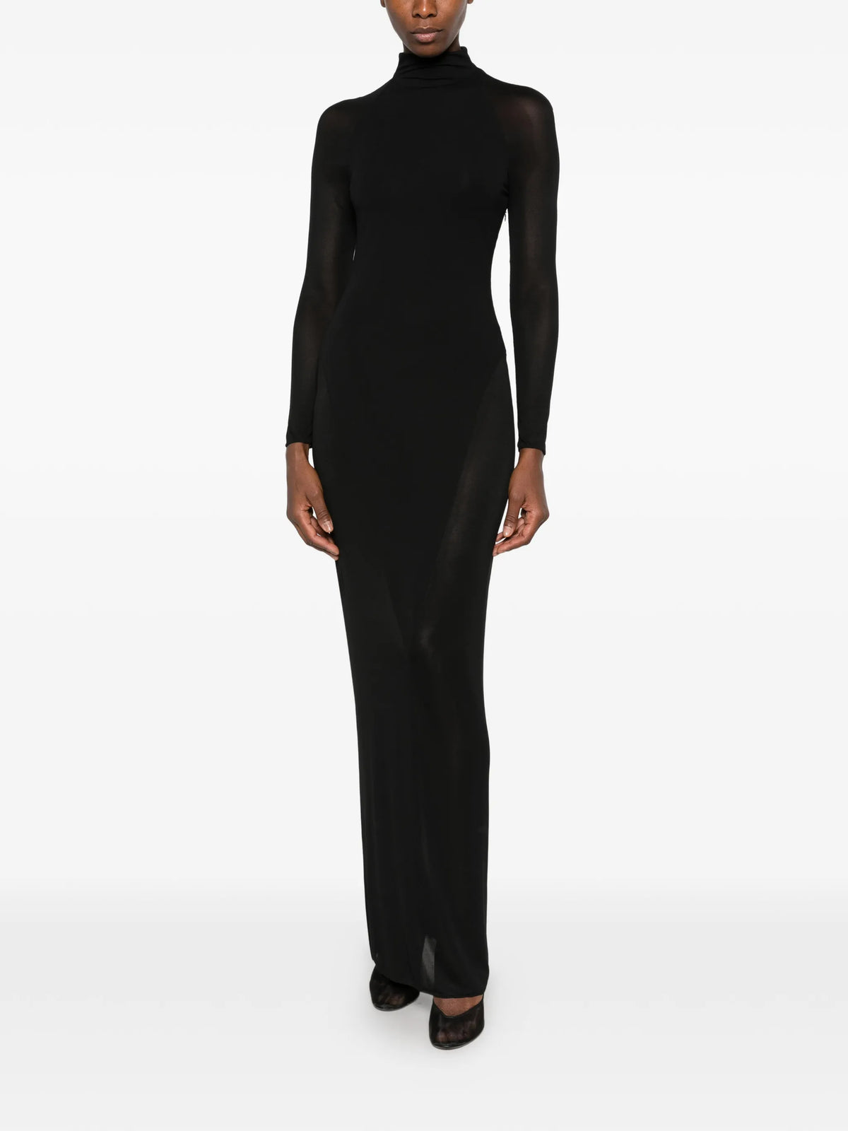 bodycon opaque jersey dress
