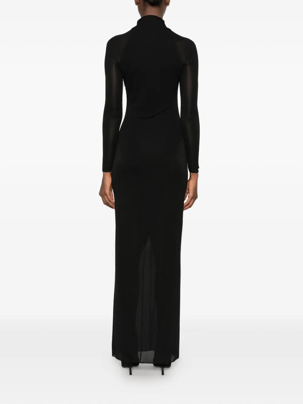 Bodycon opaque jersey dress
