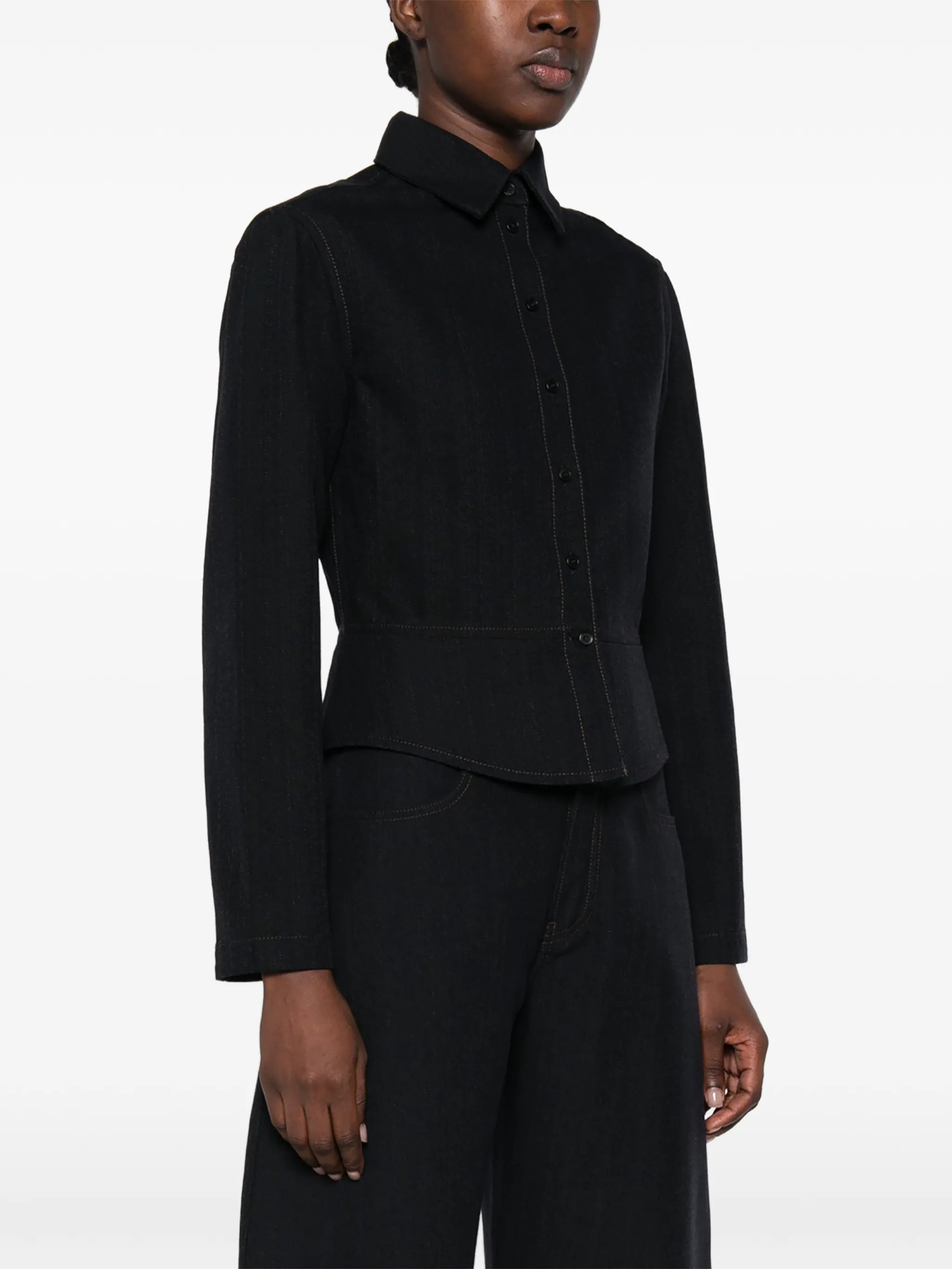 Basque button-up shirt