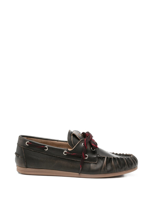 Rowan Sporty lace-up leather loafers