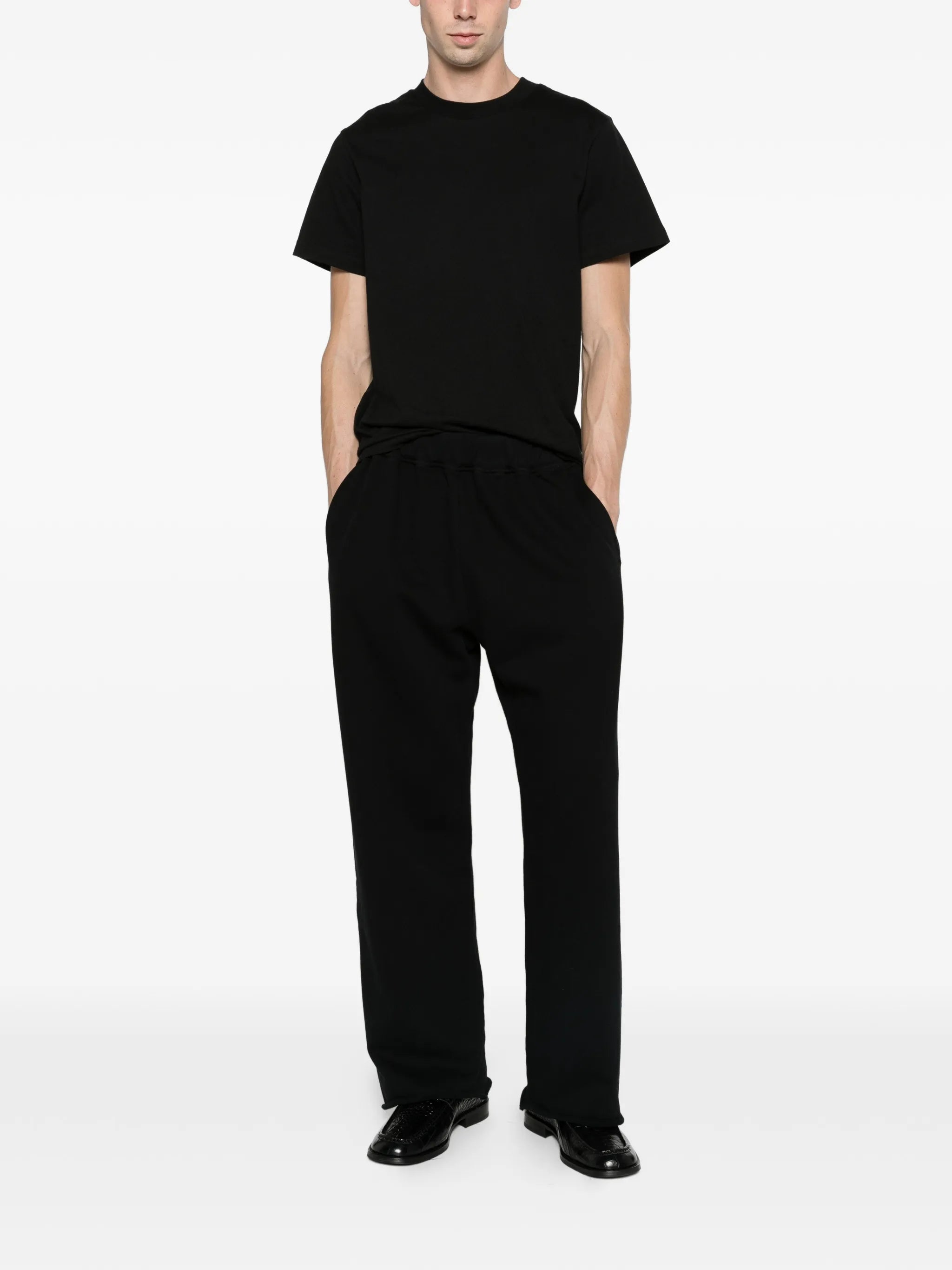 Temple straight-leg track pants