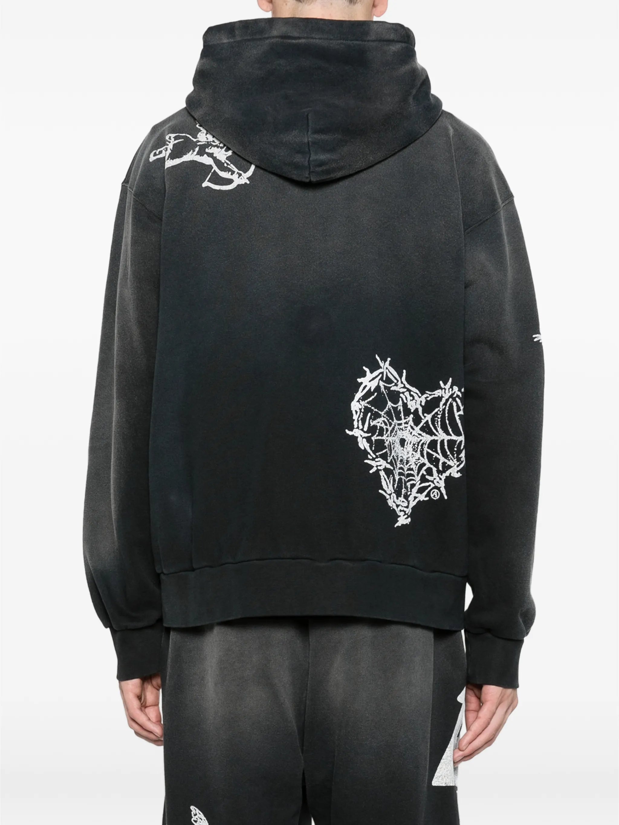aged Cherub Column hoodie