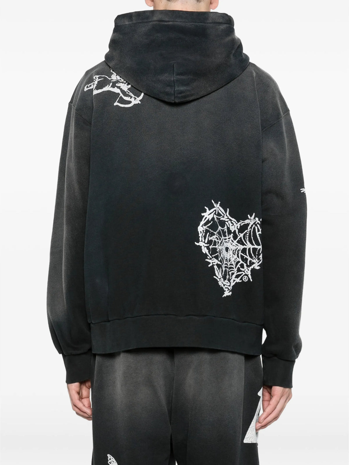 aged Cherub Column hoodie