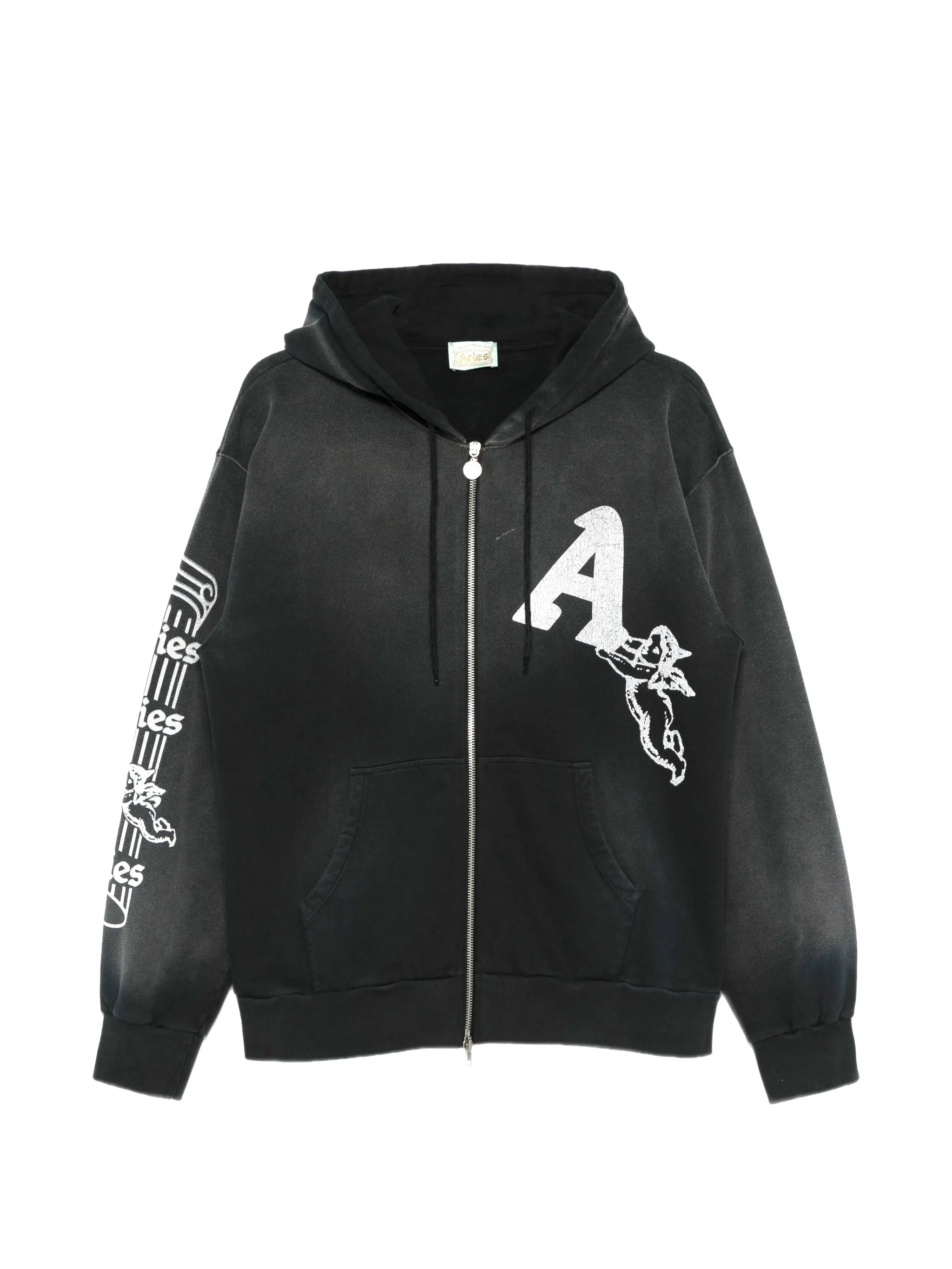 aged Cherub Column hoodie