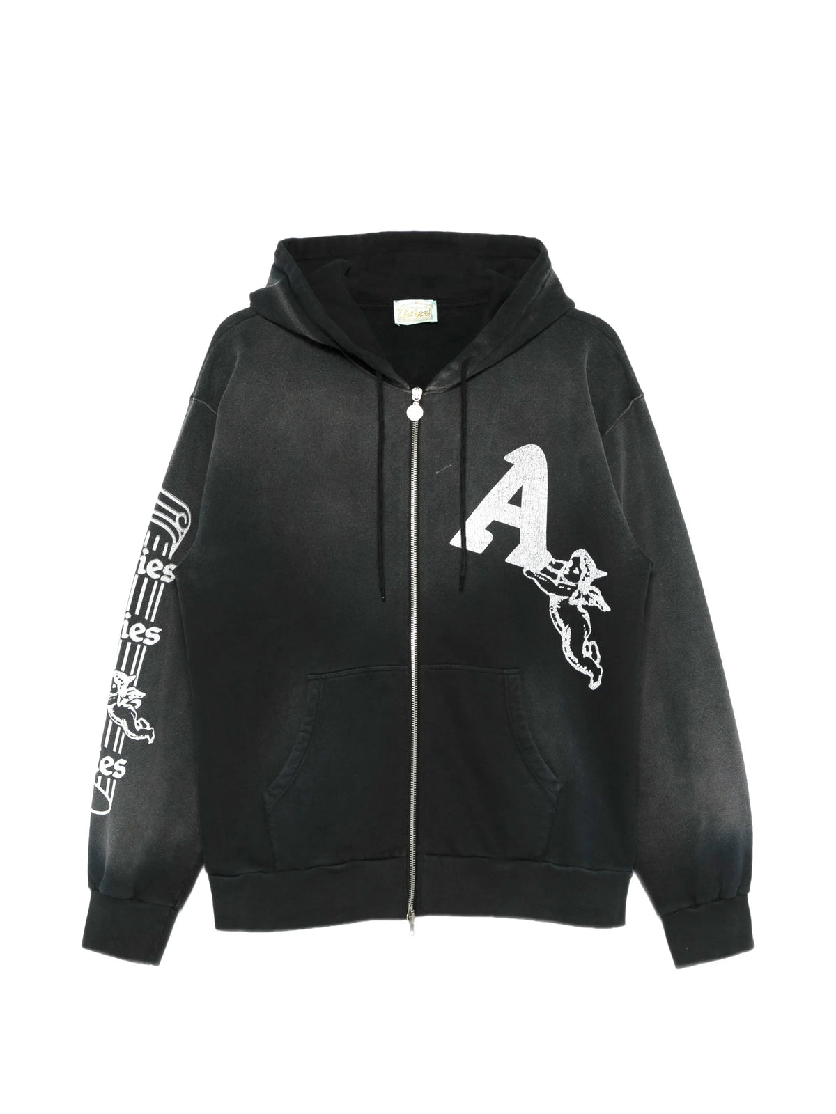 aged Cherub Column hoodie