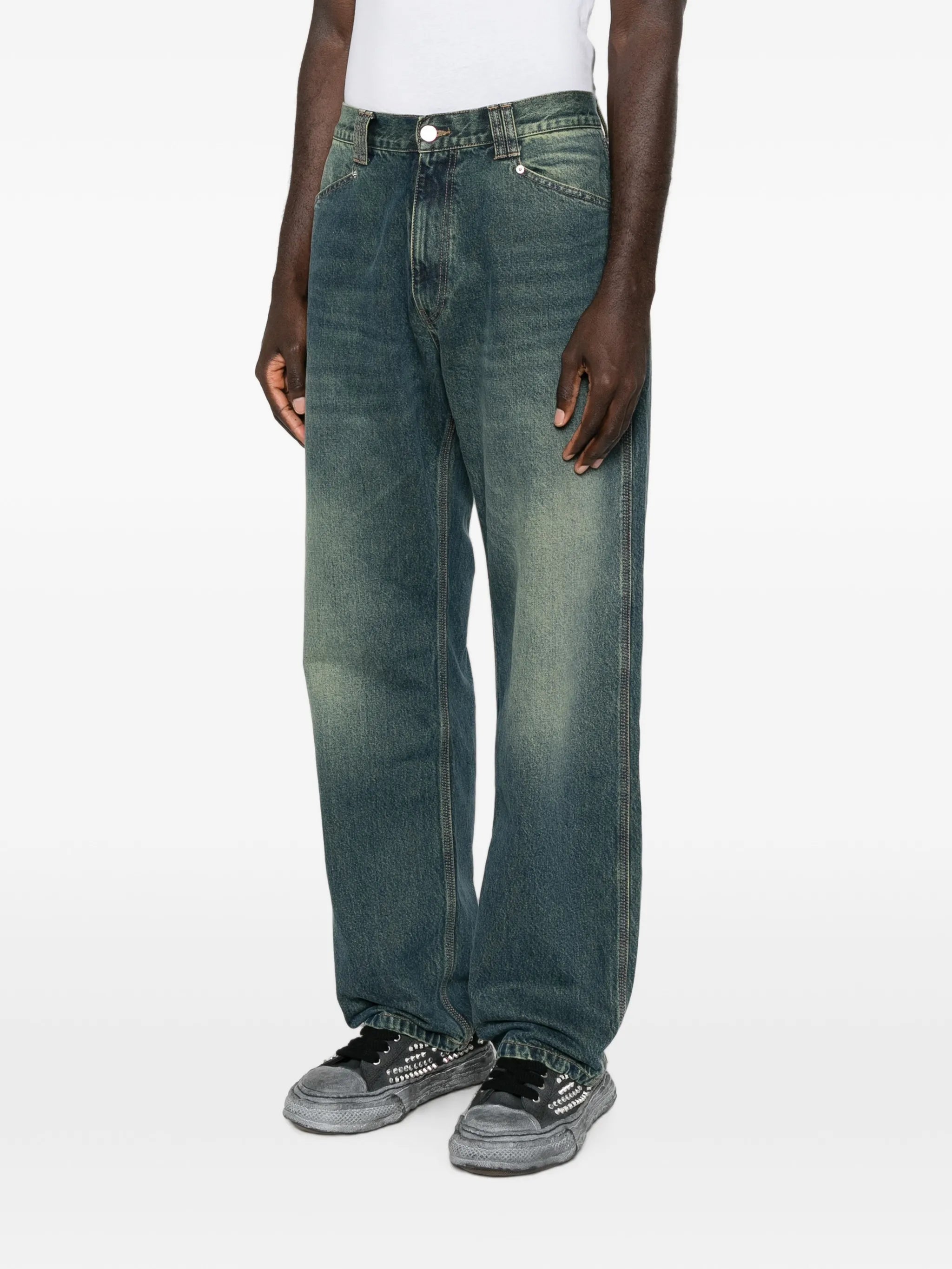 batten straight-leg jeans