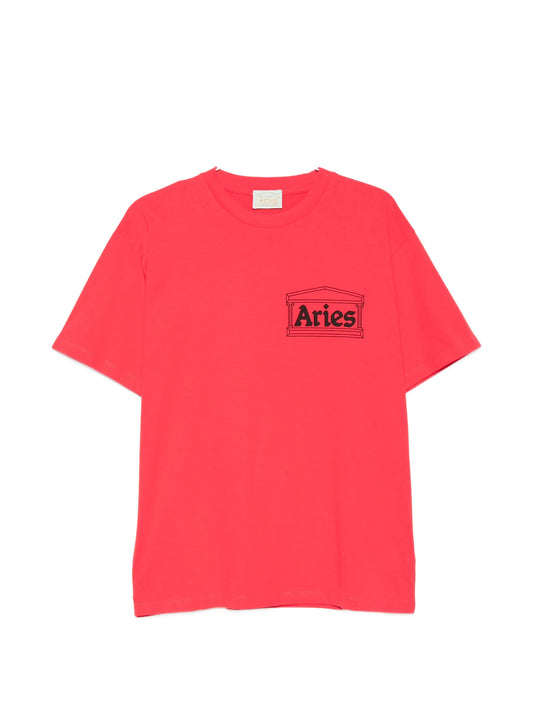Temple logo-print T-shirt