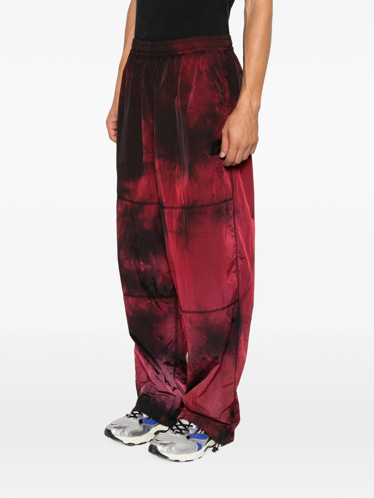 tie-dye windcheater trousers