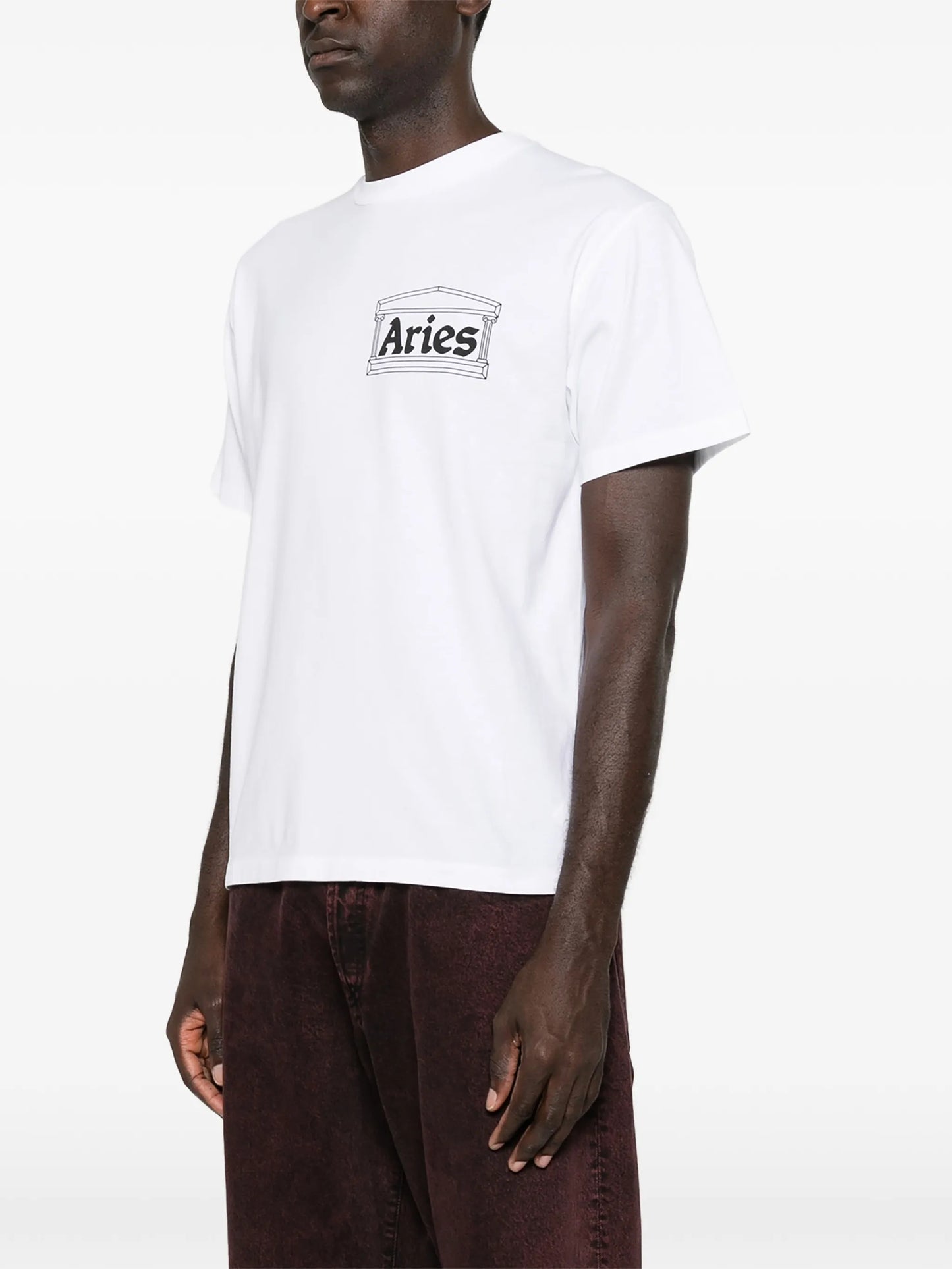 Temple logo-print T-shirt