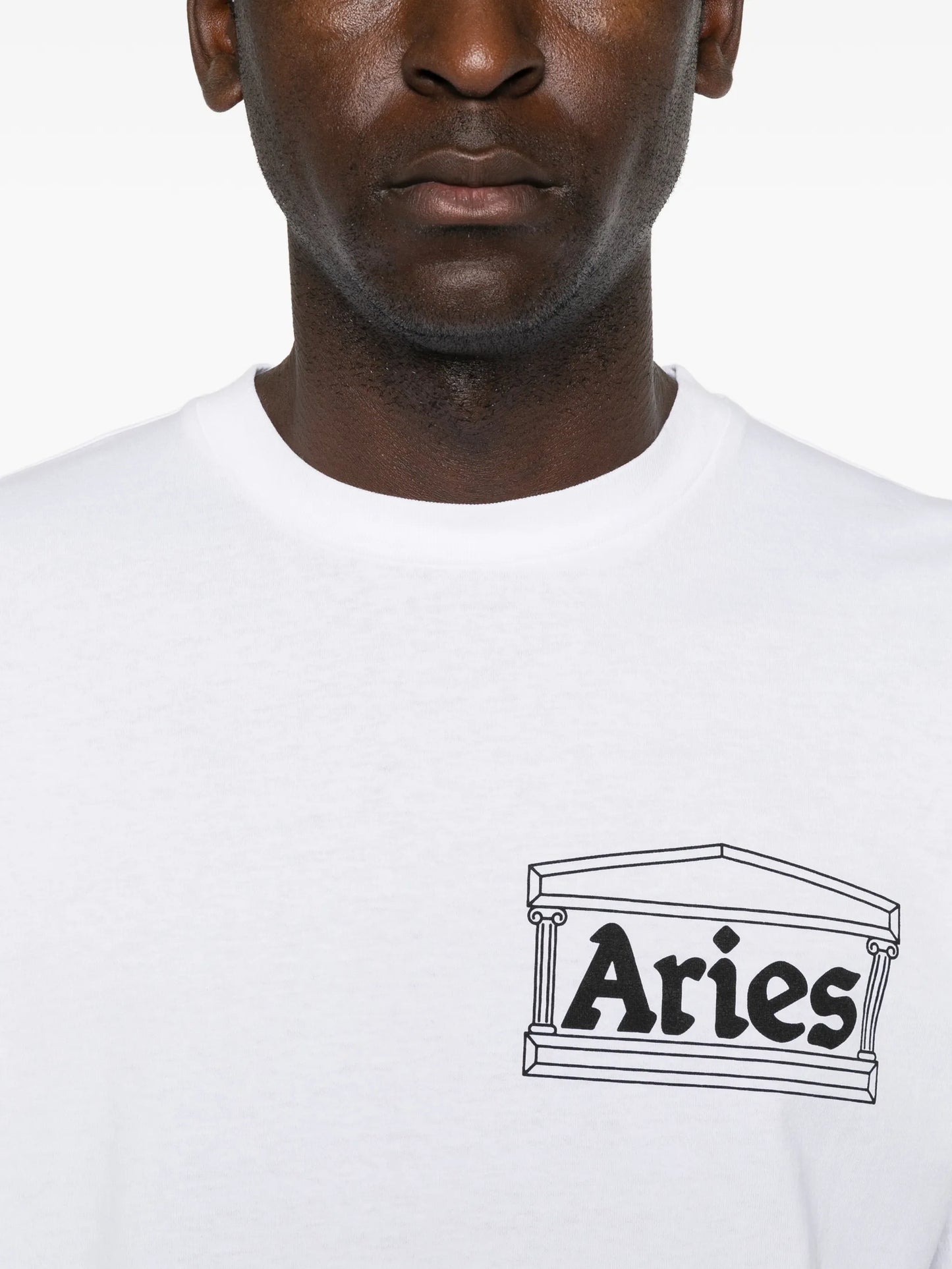 Temple logo-print T-shirt