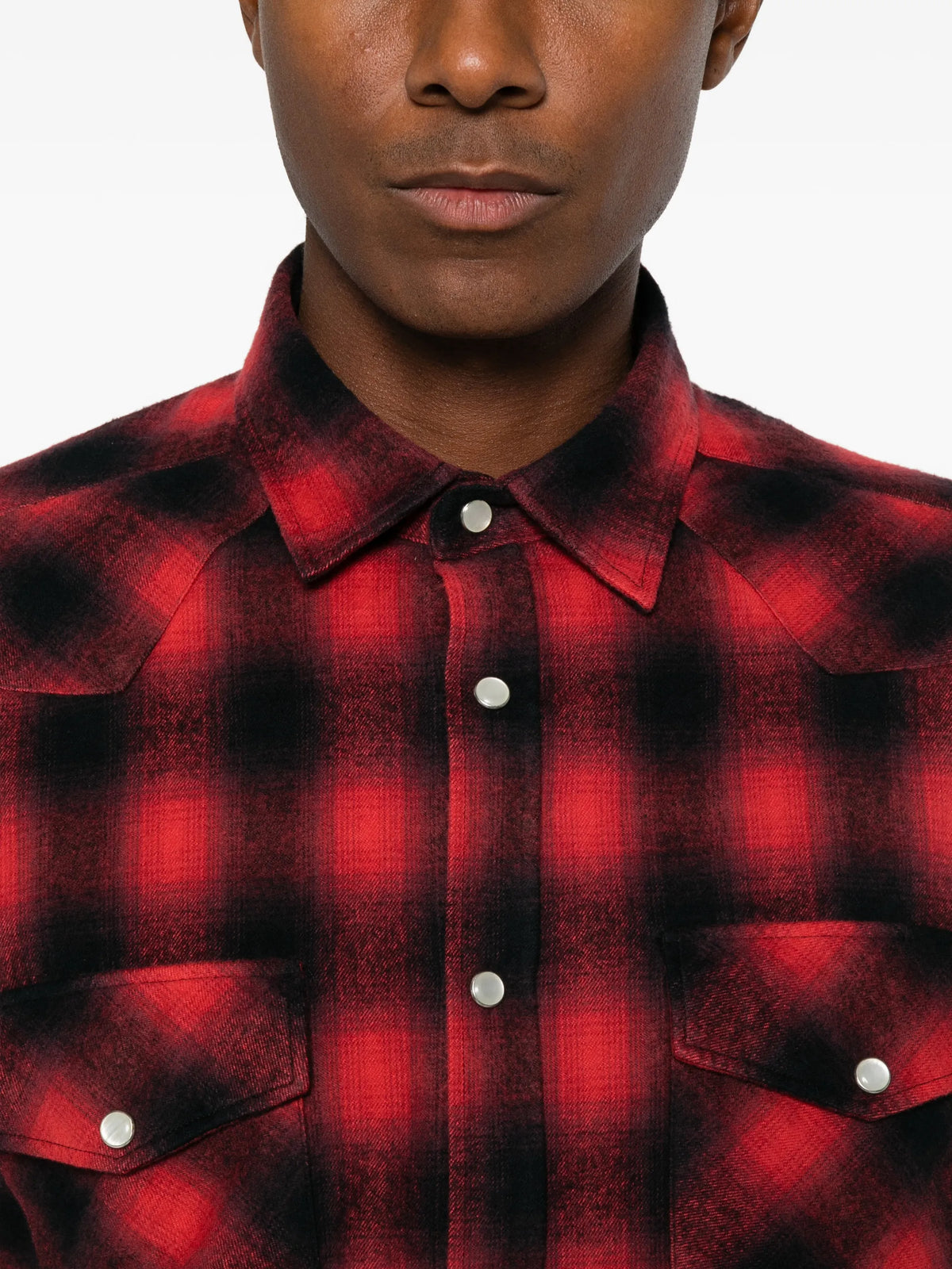 plaid Western shirt