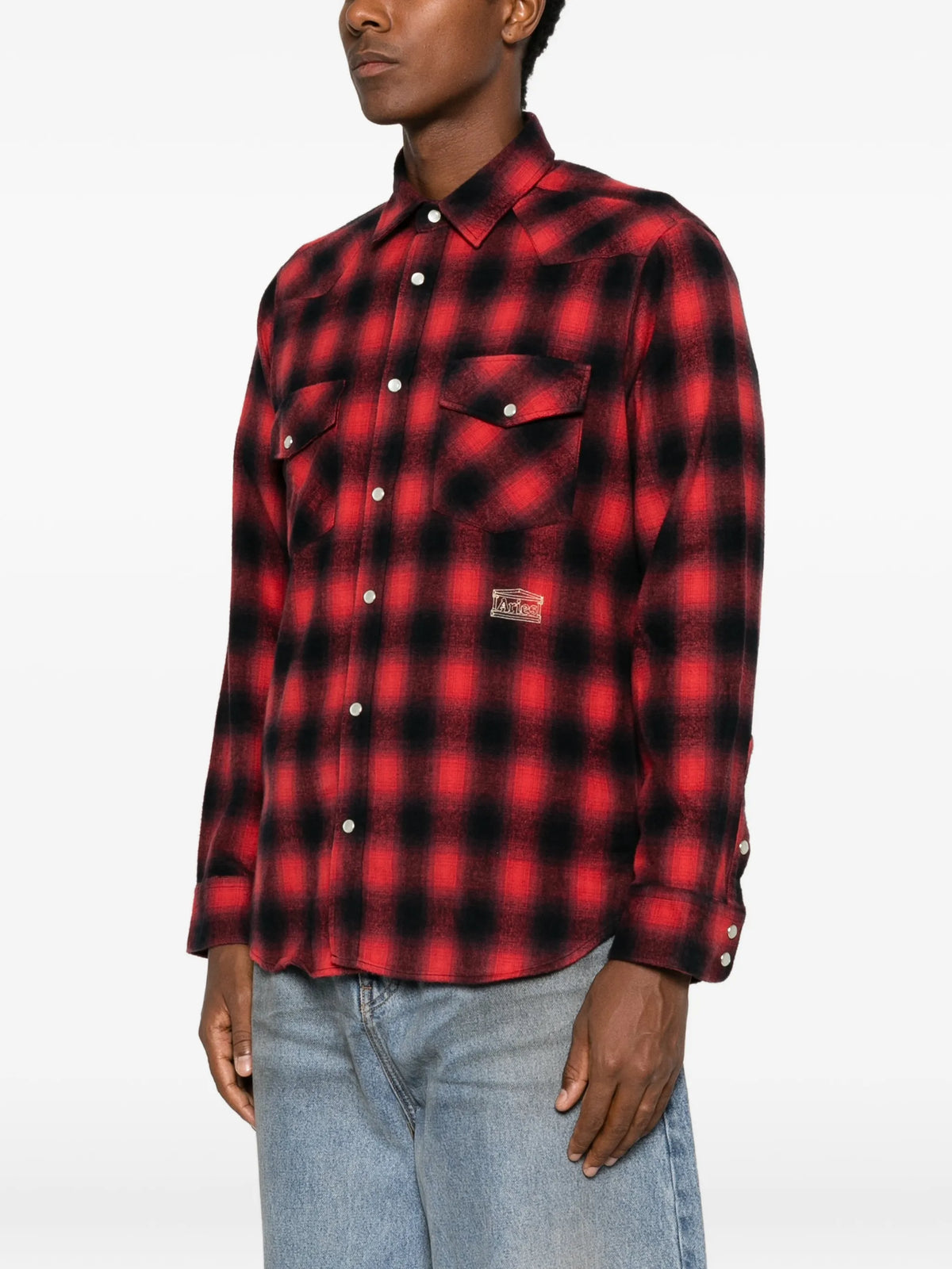 plaid Western shirt