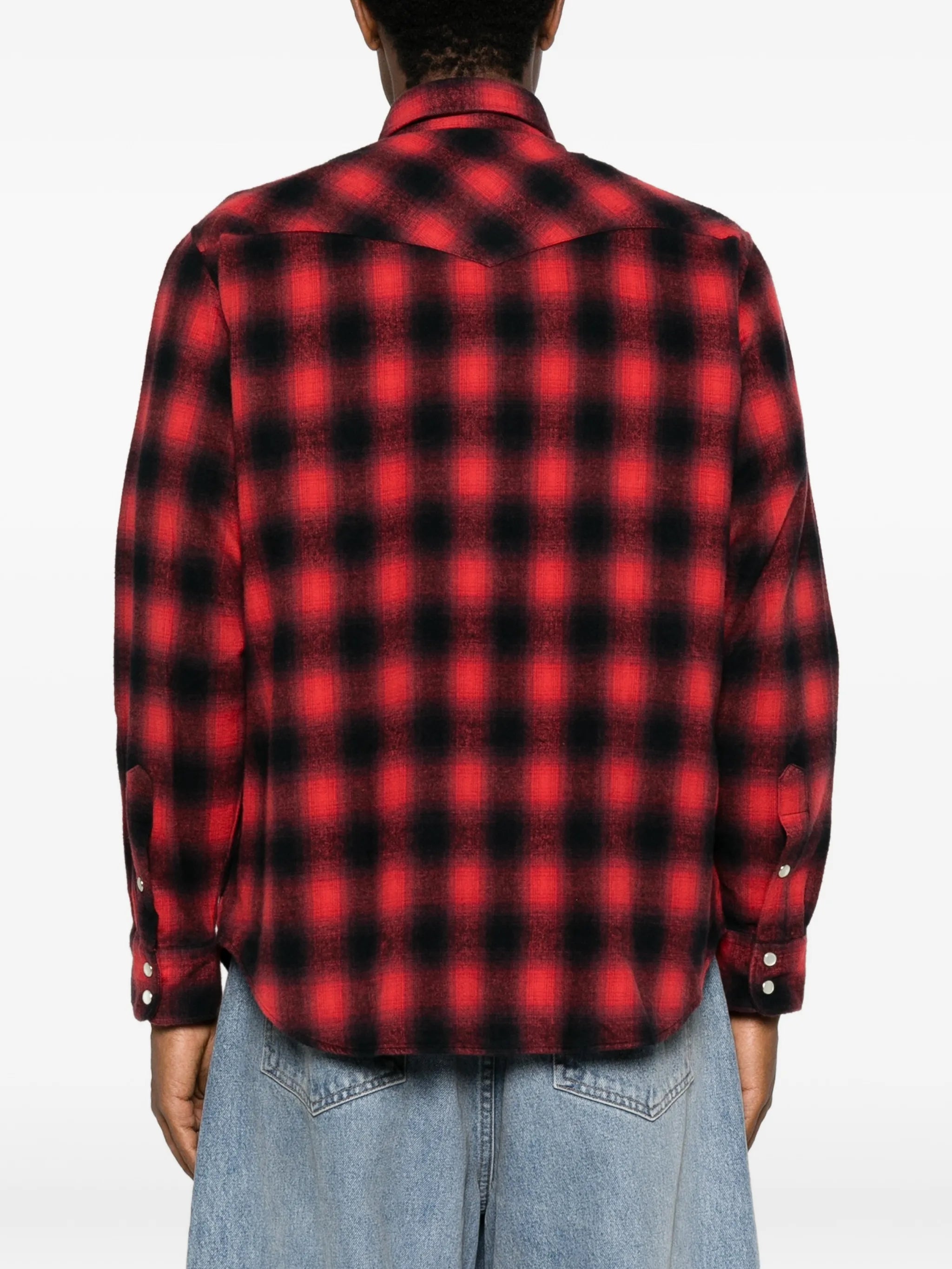 plaid Western shirt