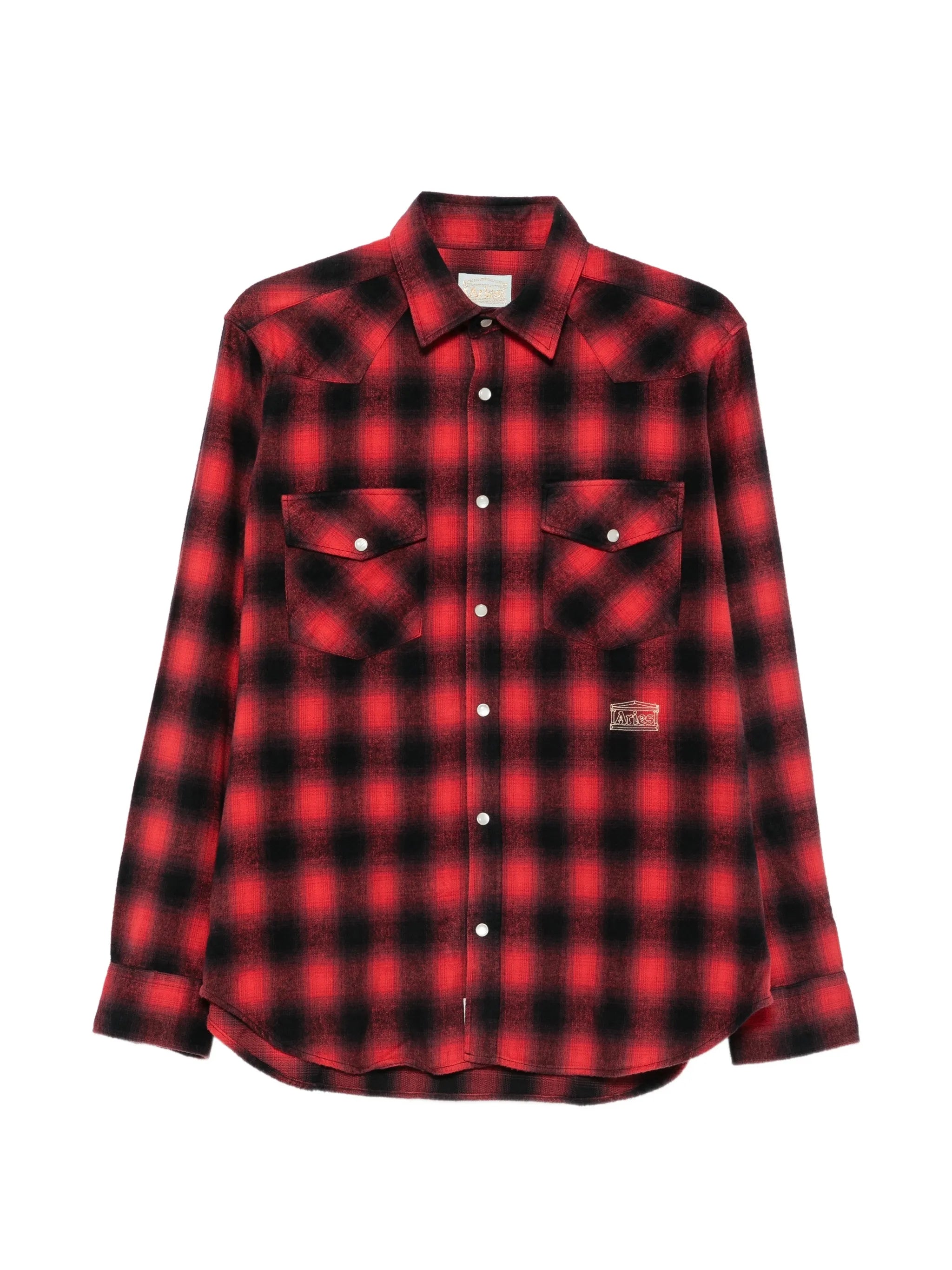 plaid Western shirt