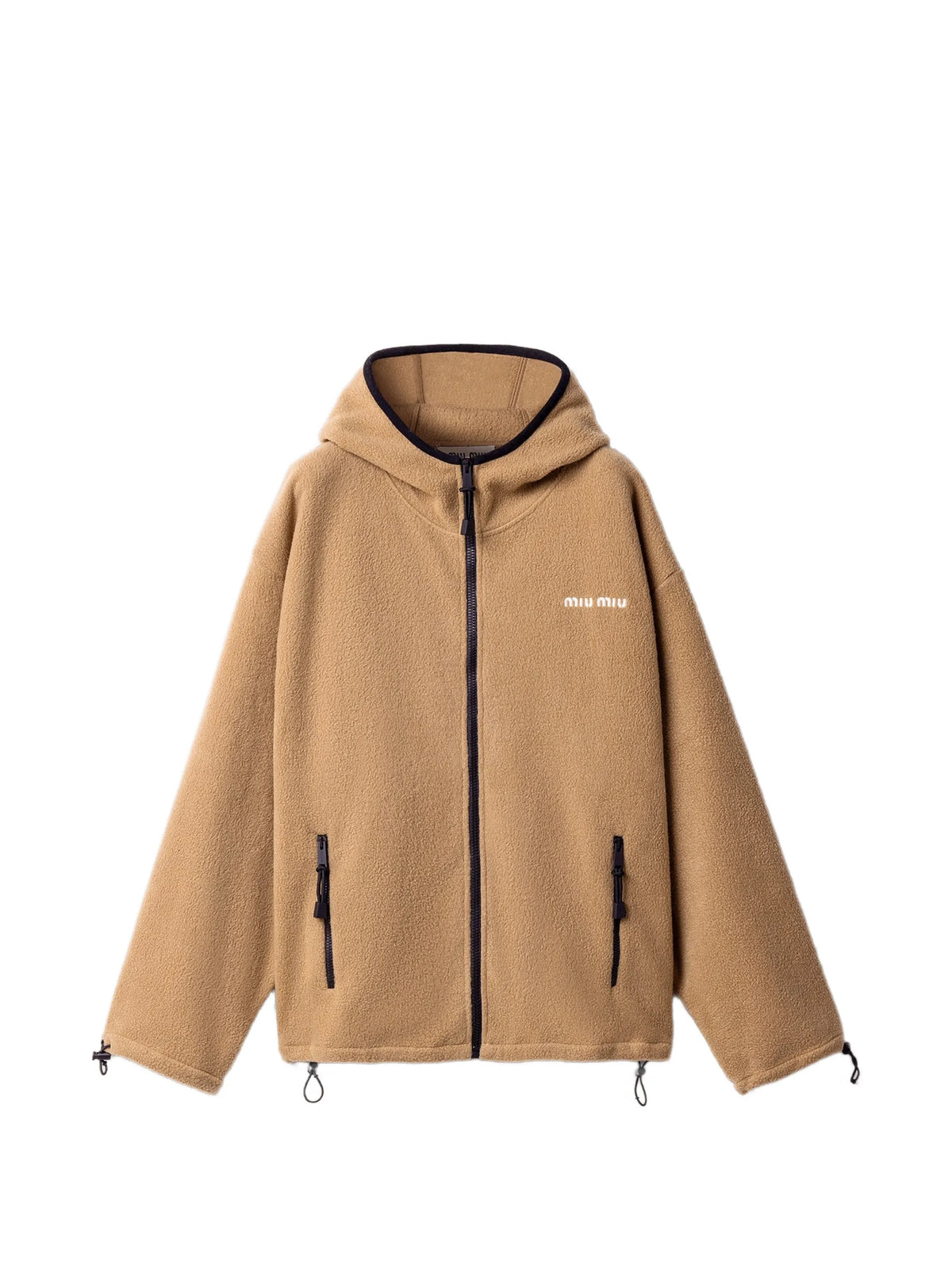 cotton fleece zipper hoodie