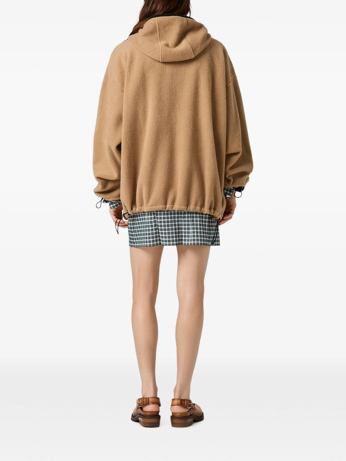 cotton fleece zipper hoodie