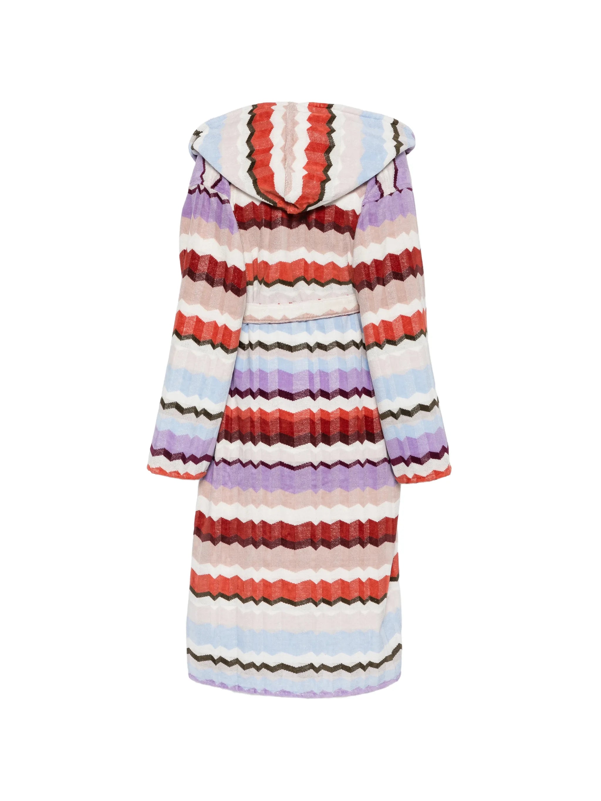 Eva hooded cotton terry bathrobe