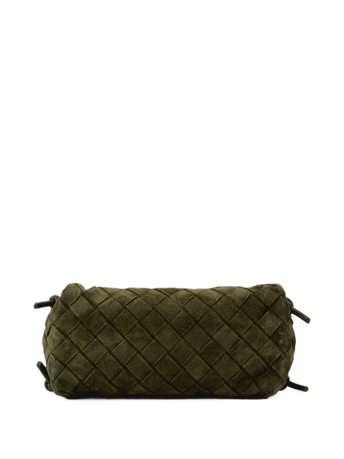 Intrecciato suede mini bag