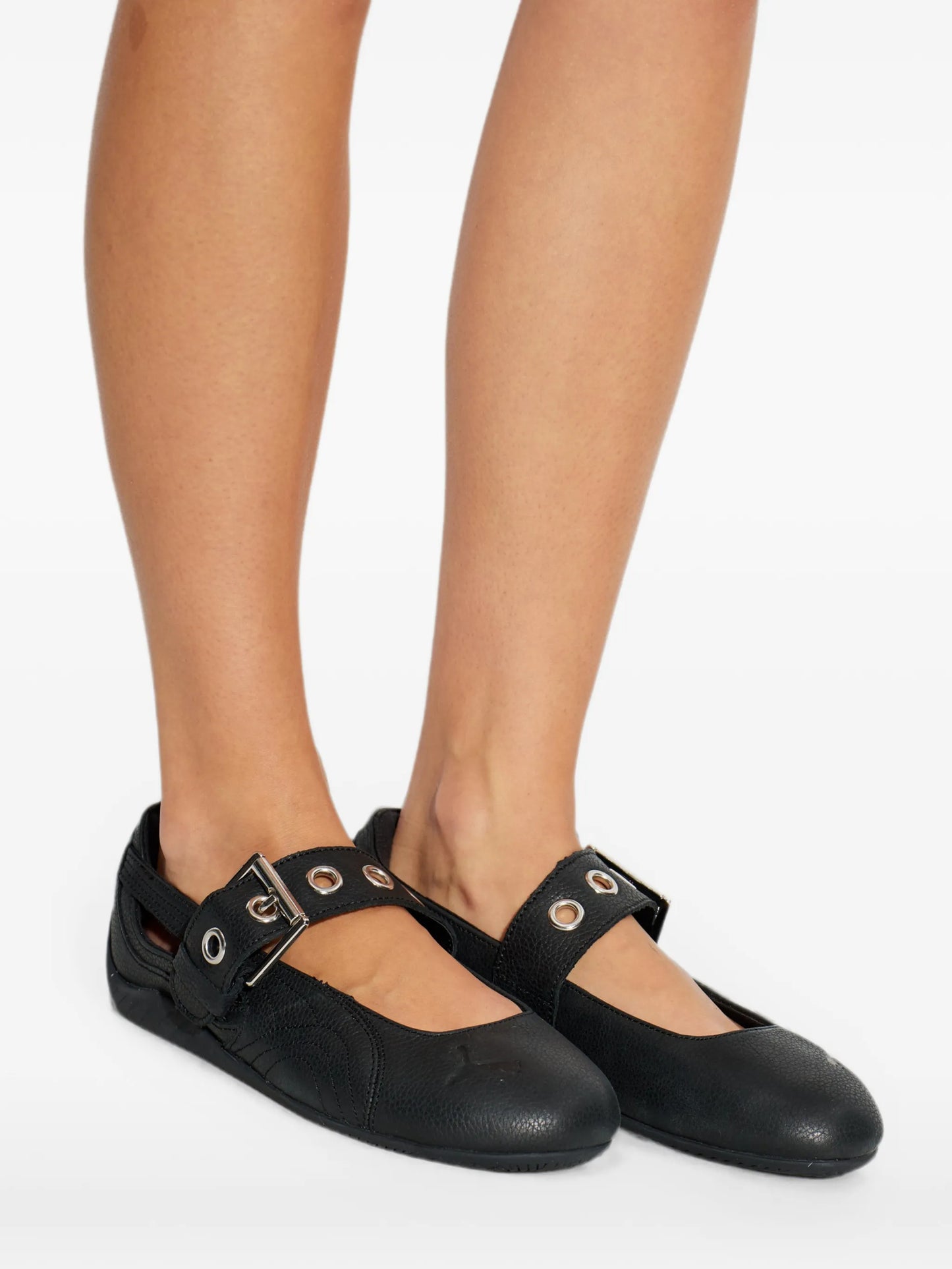 Speedcat buckle-strap ballet flats