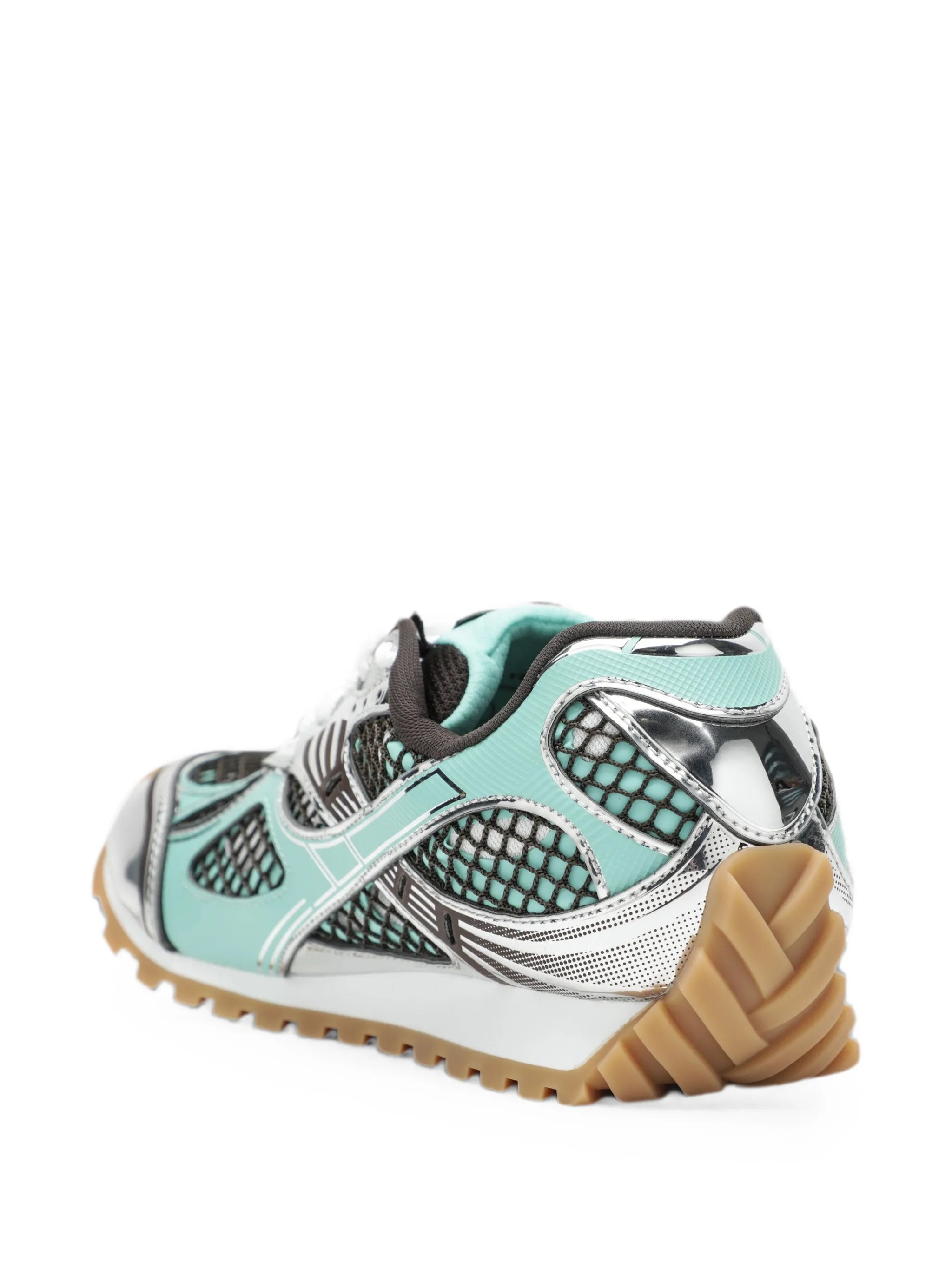 mesh-panelled sneakers