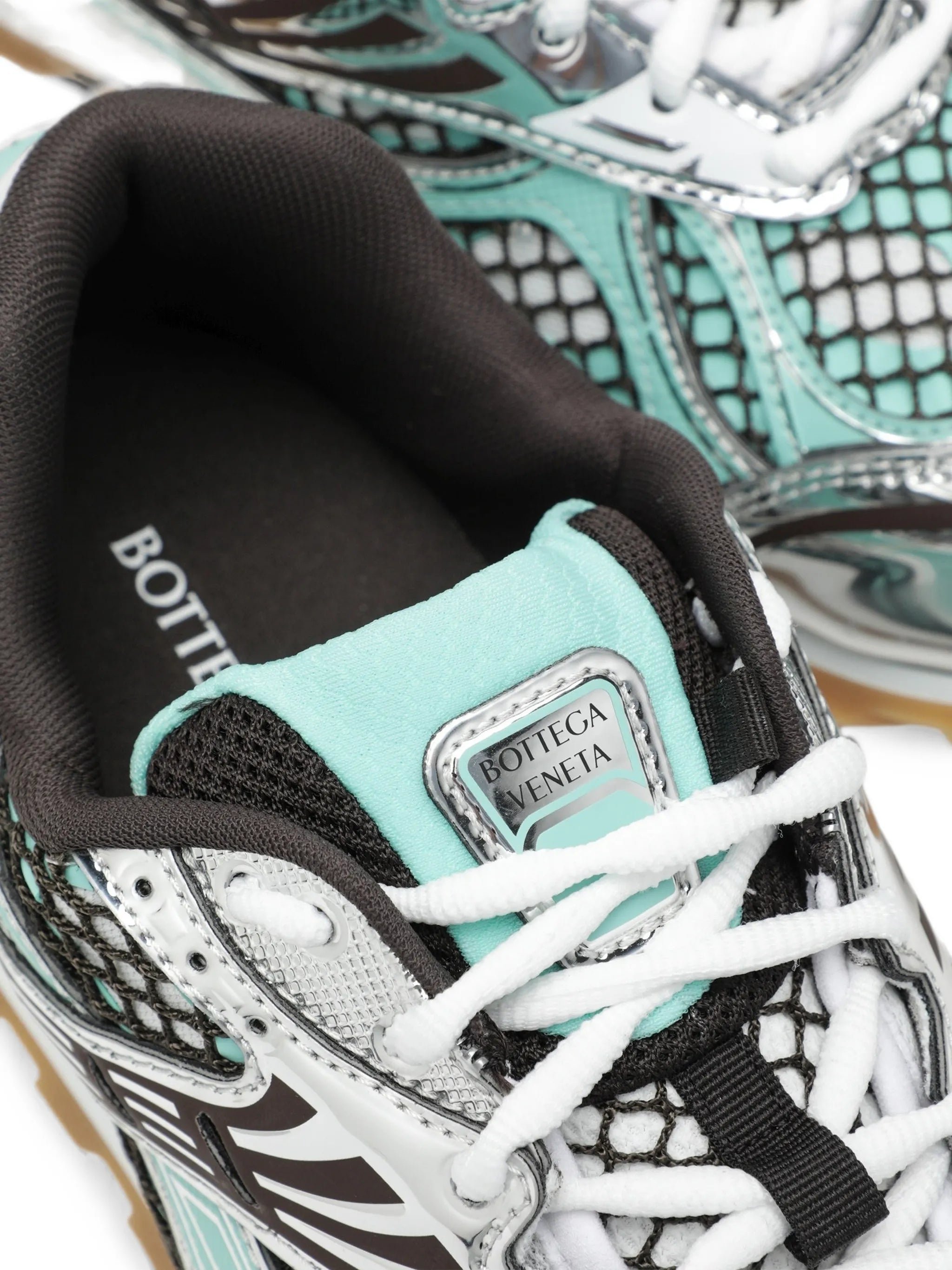 mesh-panelled sneakers