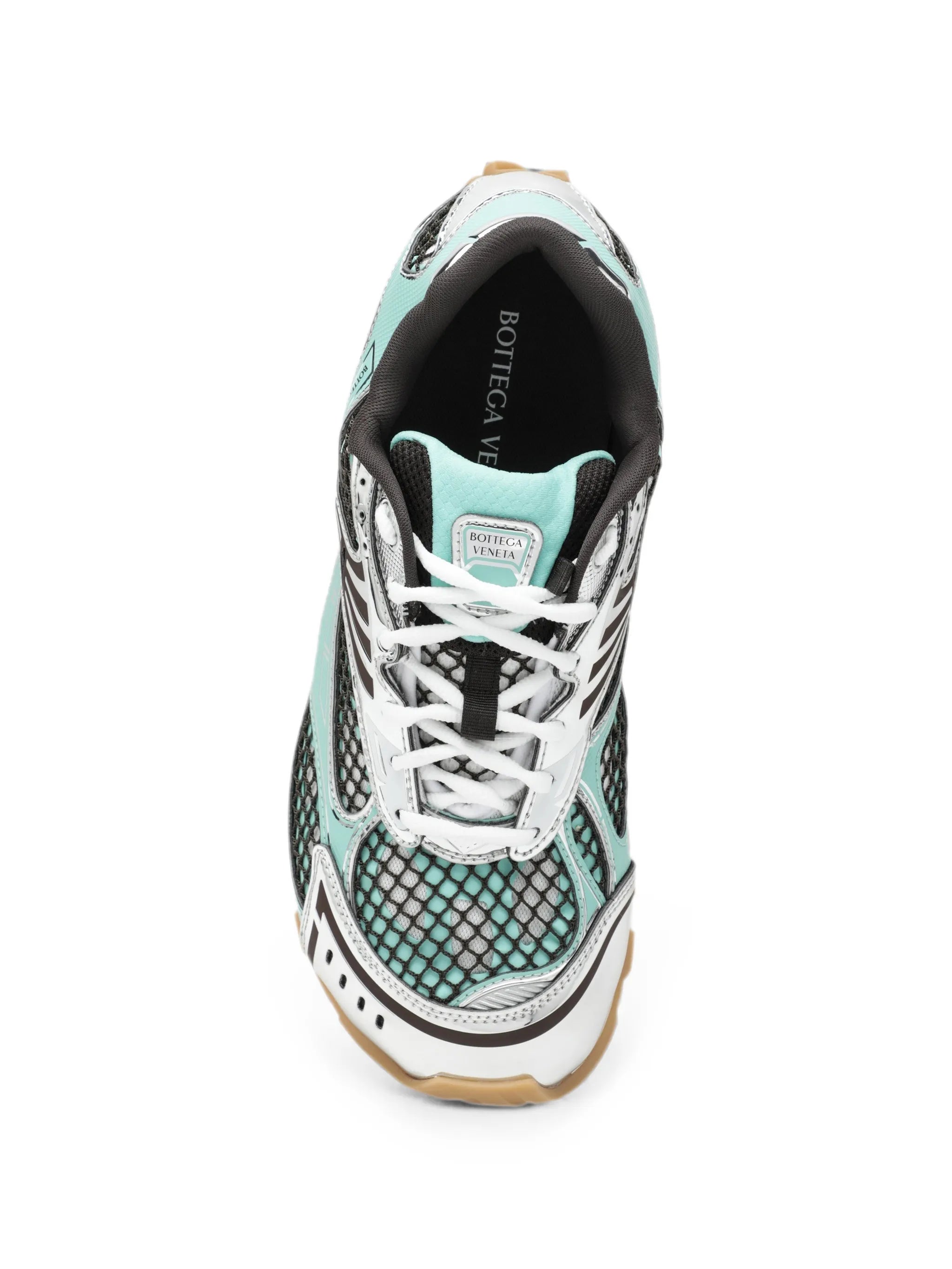 mesh-panelled sneakers