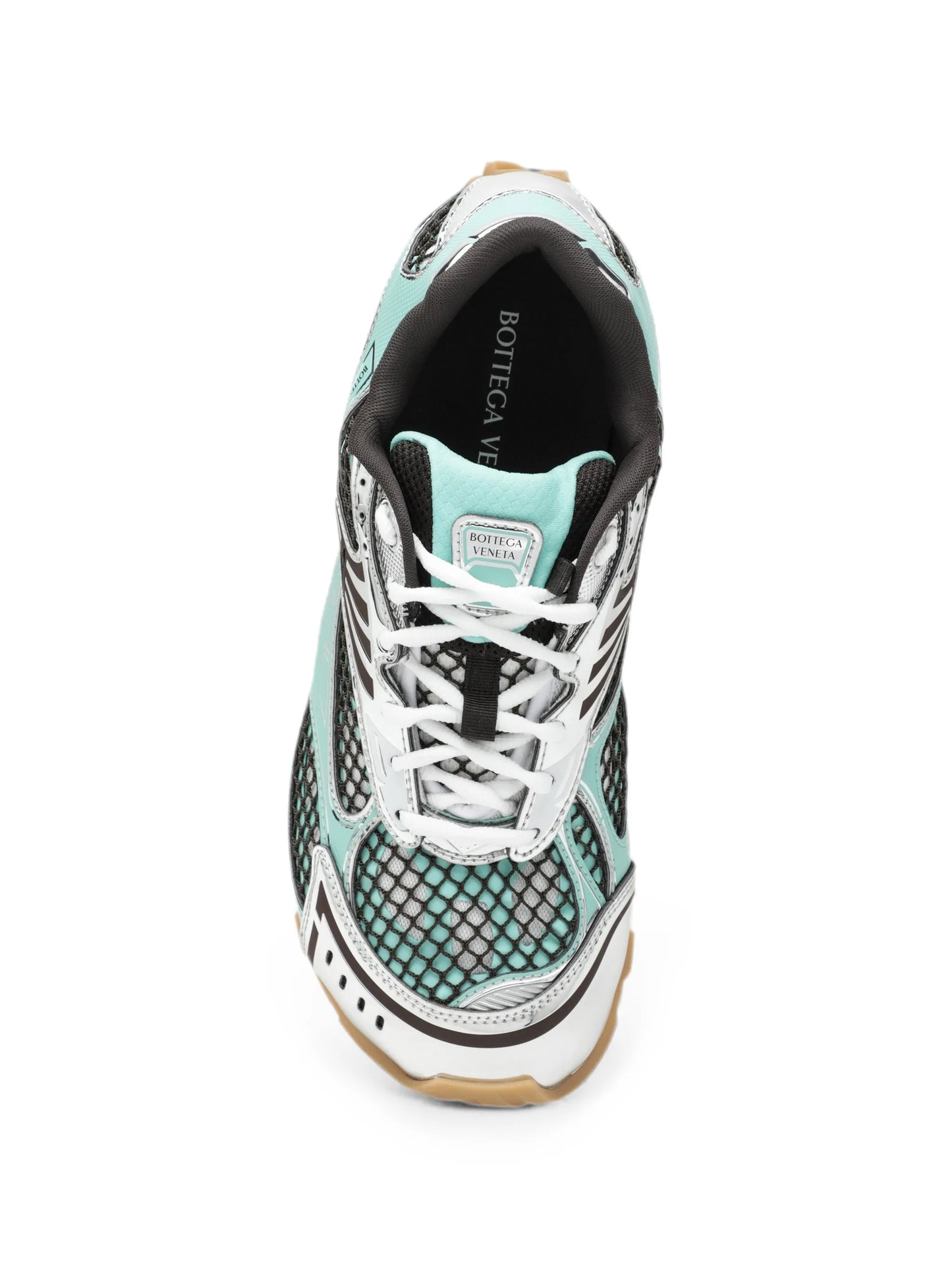 mesh-panelled sneakers