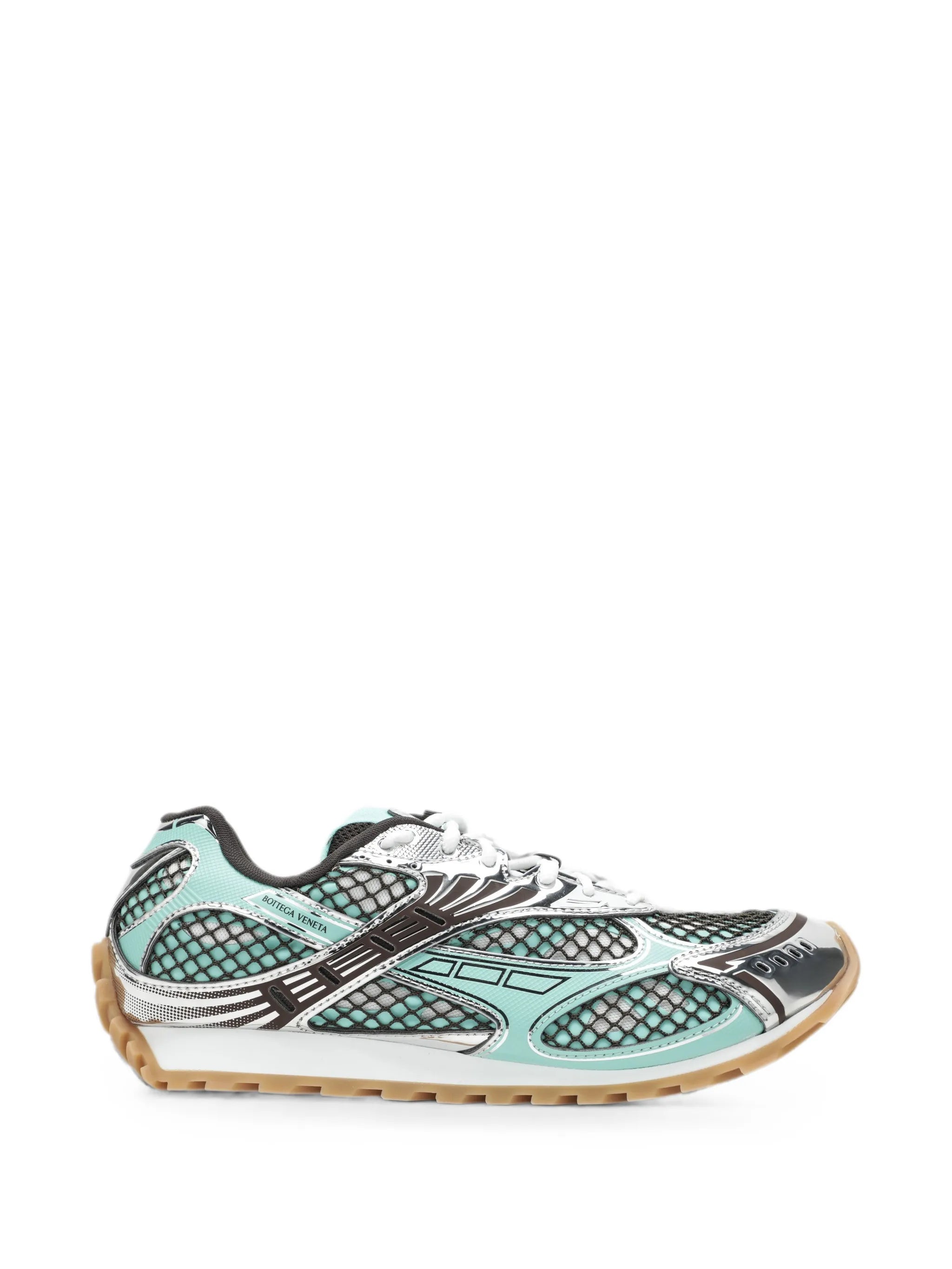 mesh-panelled sneakers