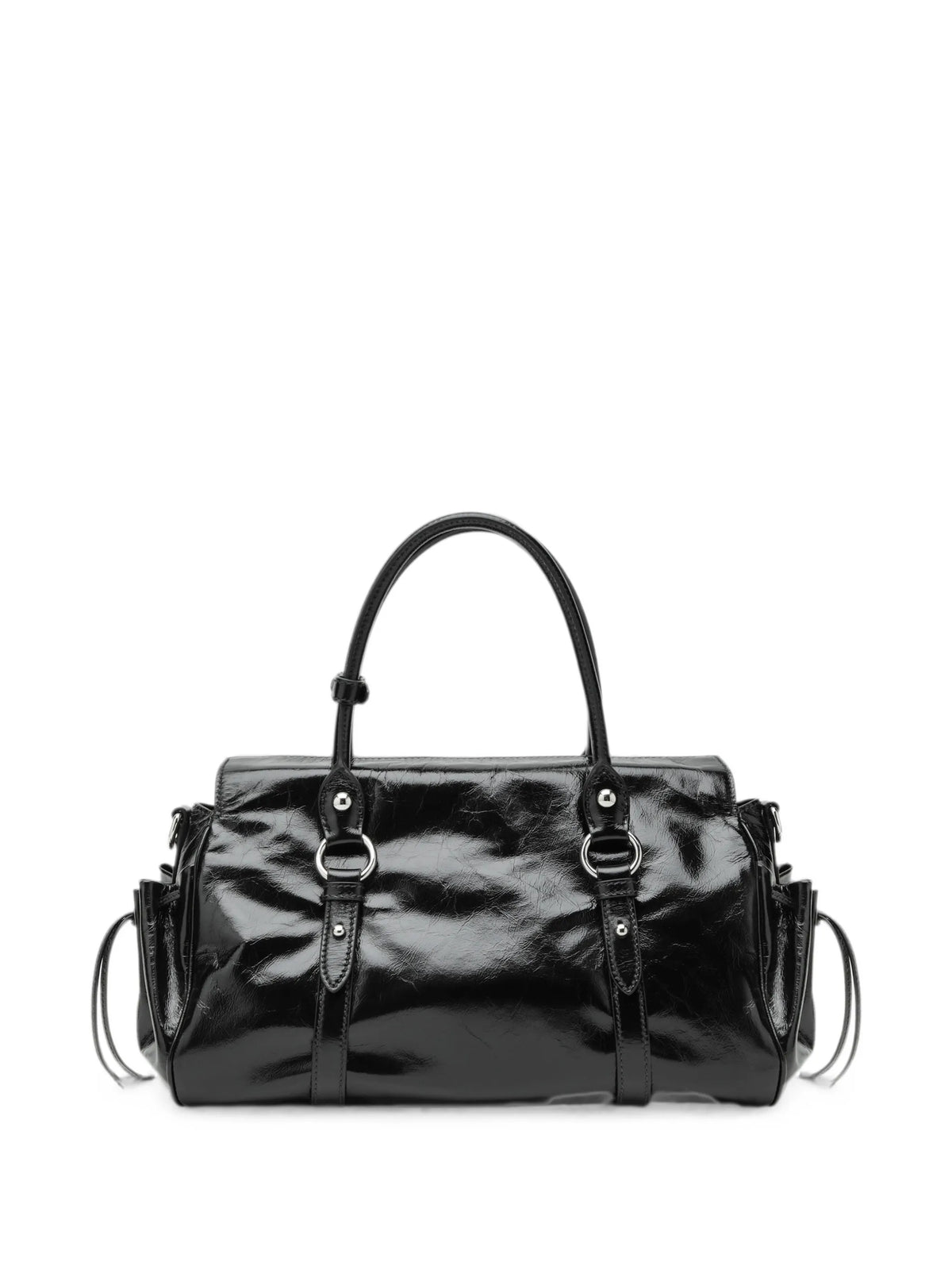 logo-embossed tote bag