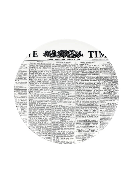 The Times decorative wall plate