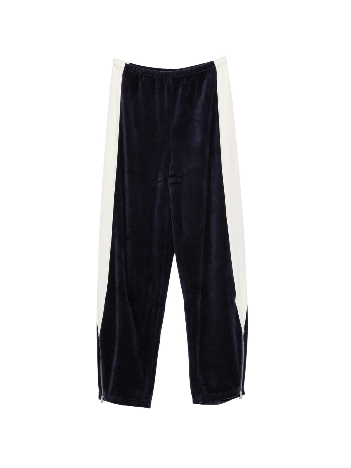 colorblock velour track pants
