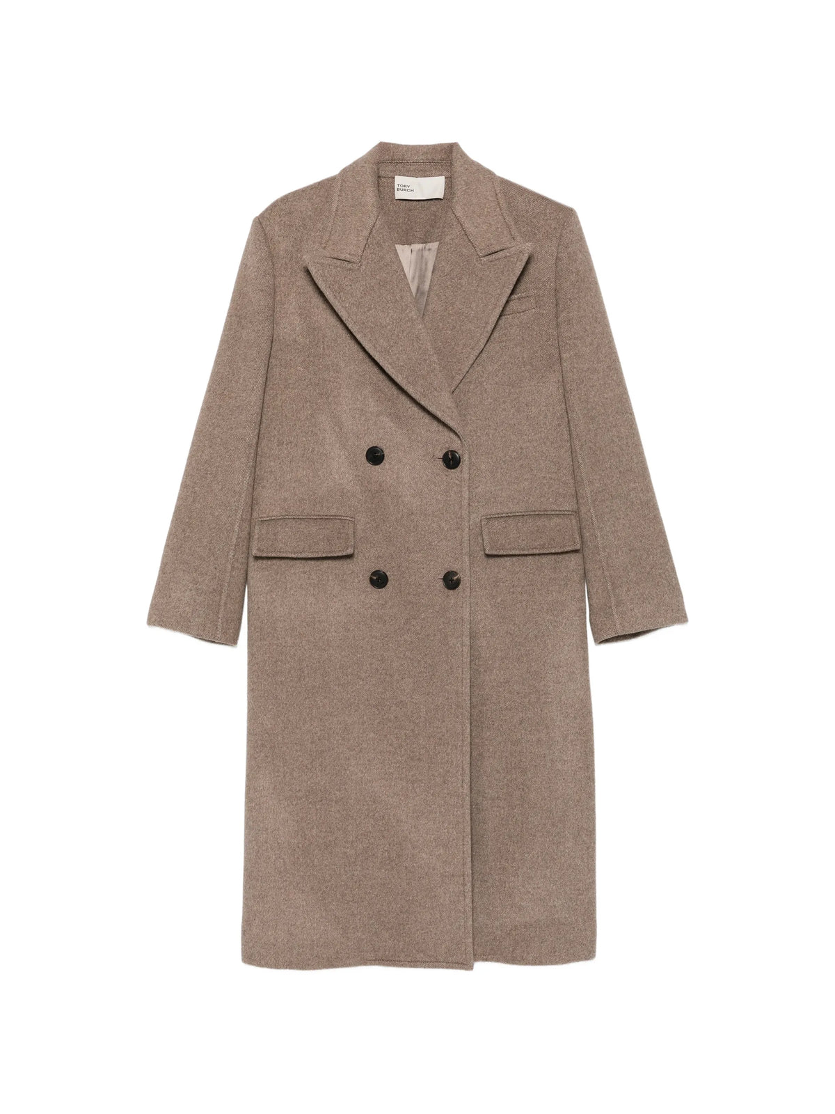 double-breasted wool coat