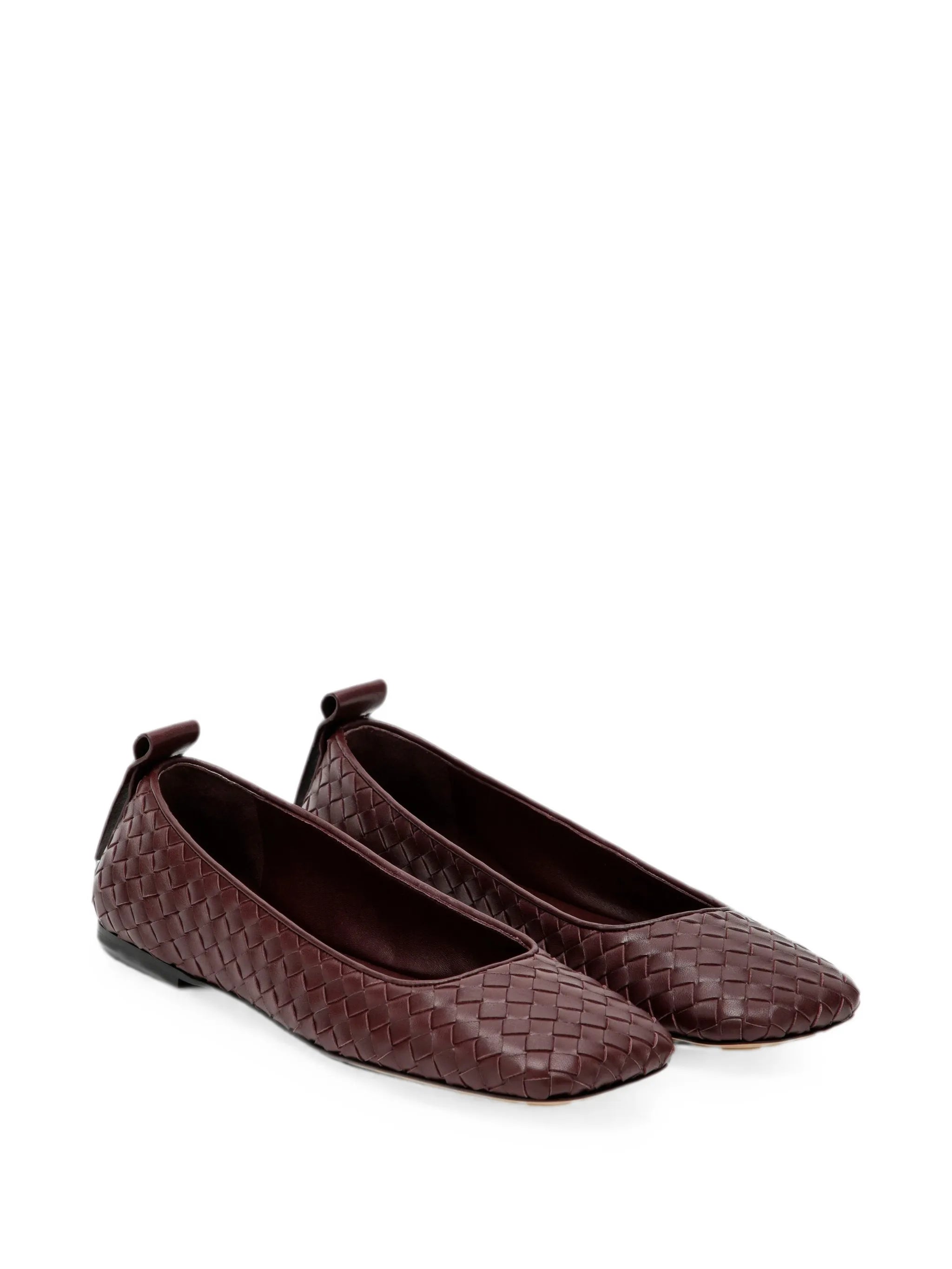 Charlotte Intrecciato ballerina shoes
