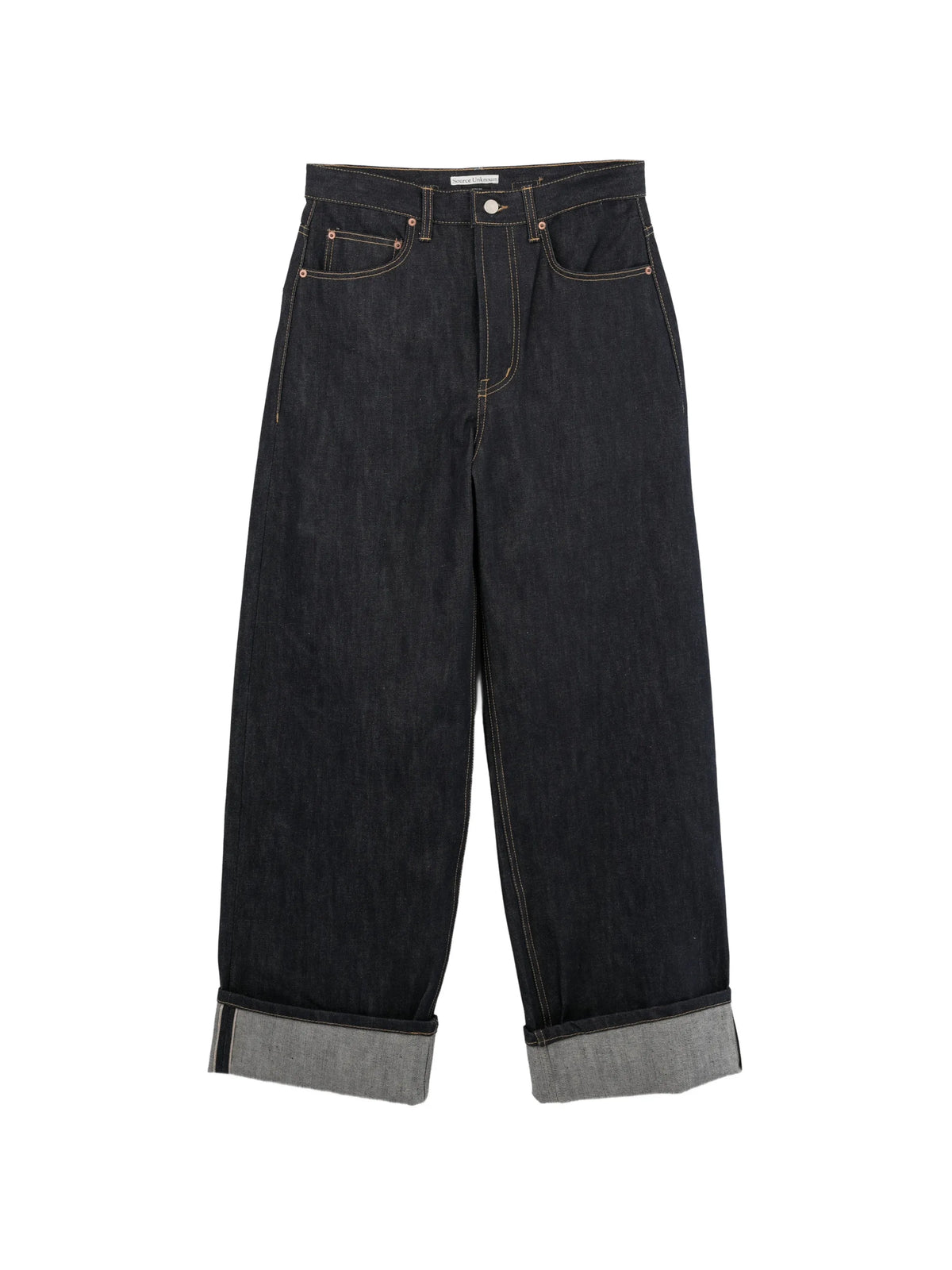 turn-up cuff jeans
