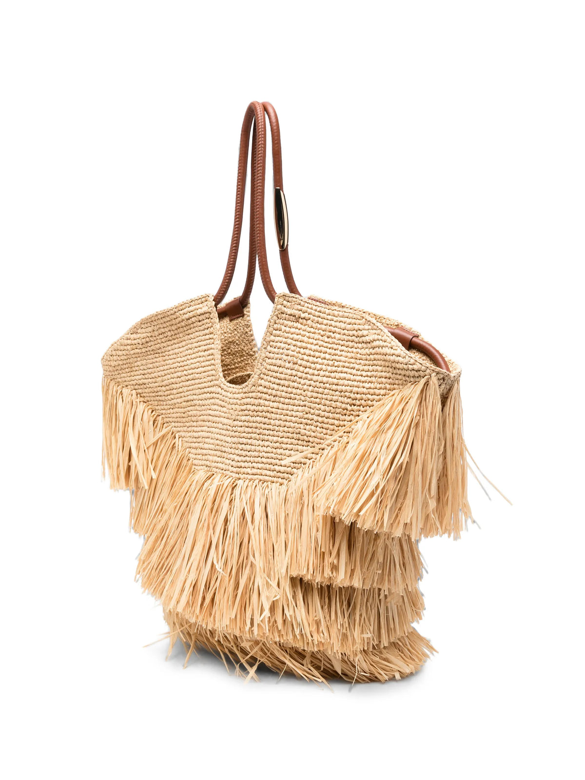 Goldentime medium fringe tote
